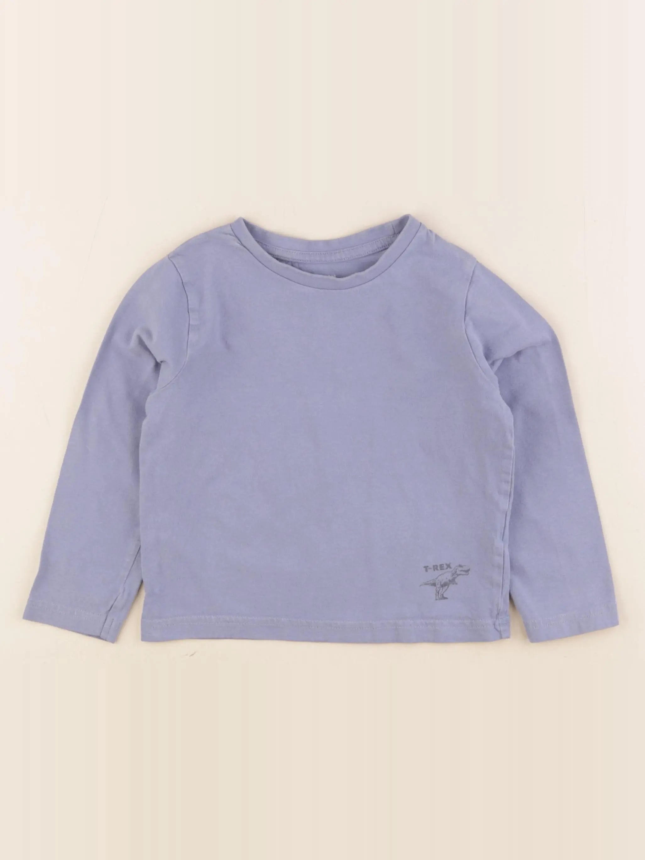 Vertbaudet - tee-shirt bleu - 4 ans