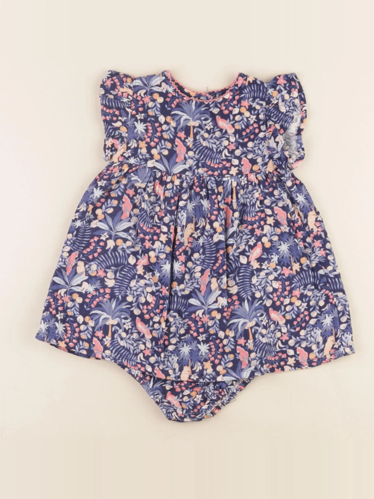 Tape à l'oeil - robe bleu - 9 mois