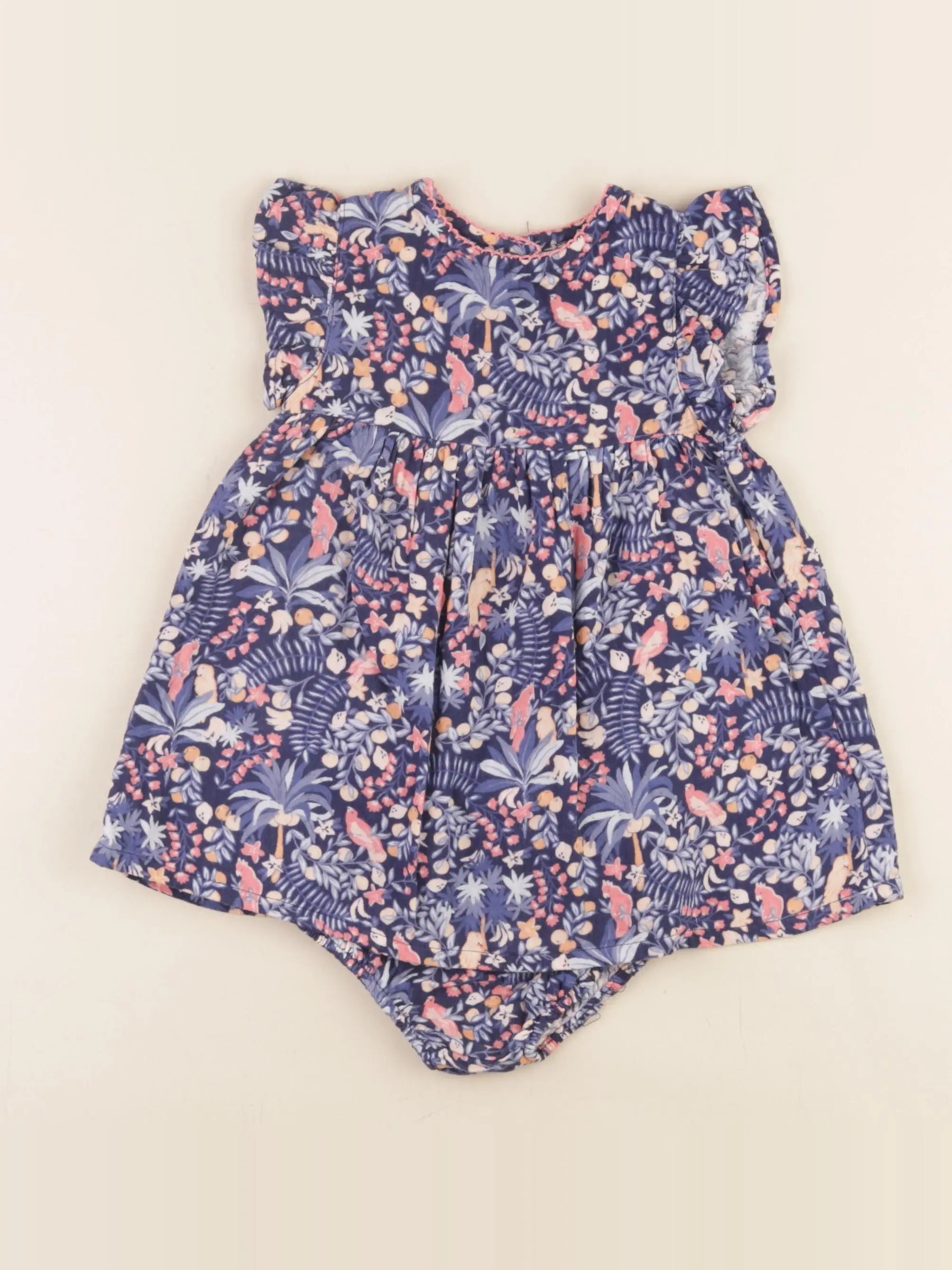 Tape à l'oeil - robe bleu - 9 mois