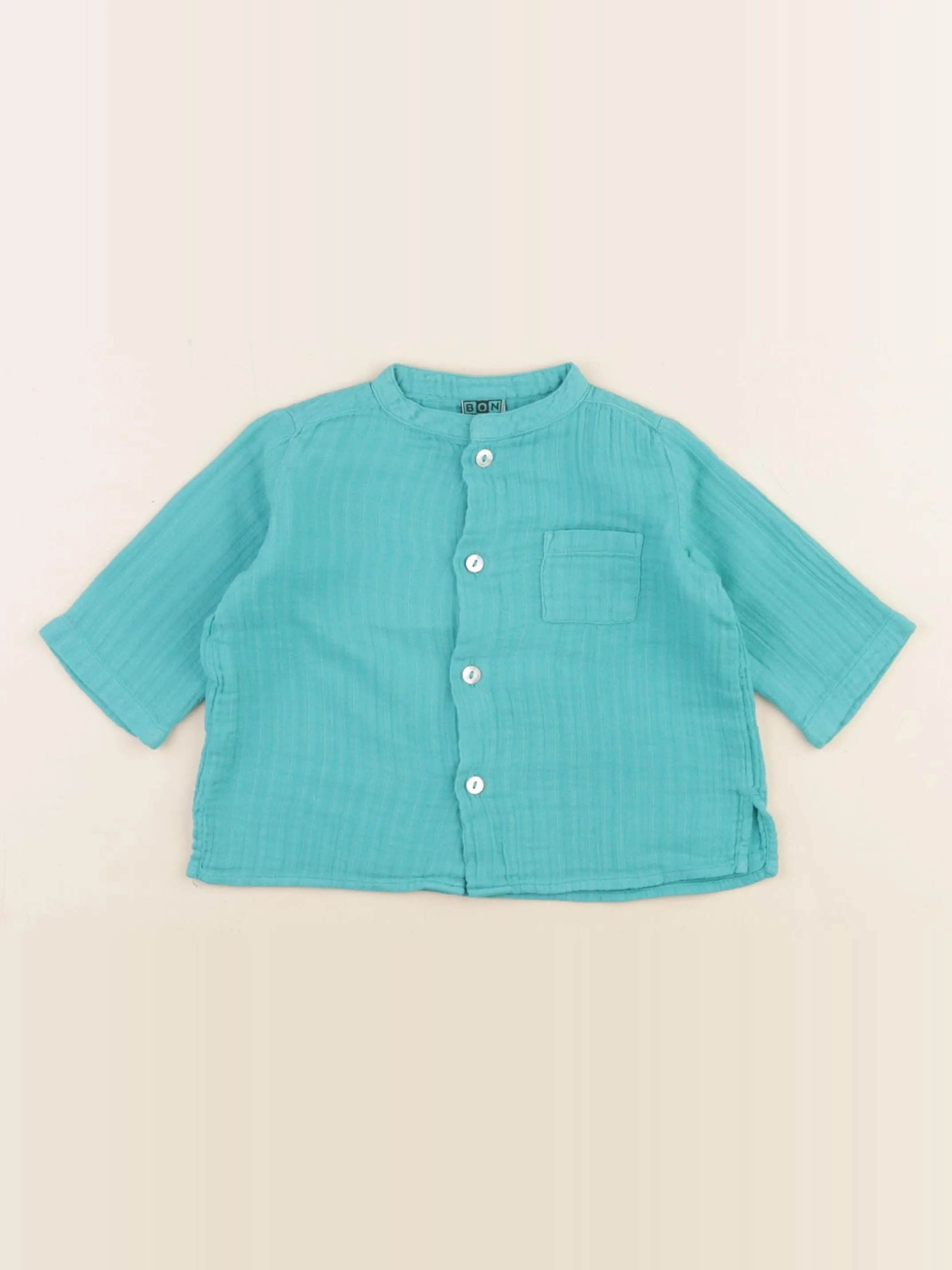 Bonton - chemise vert - 3 mois