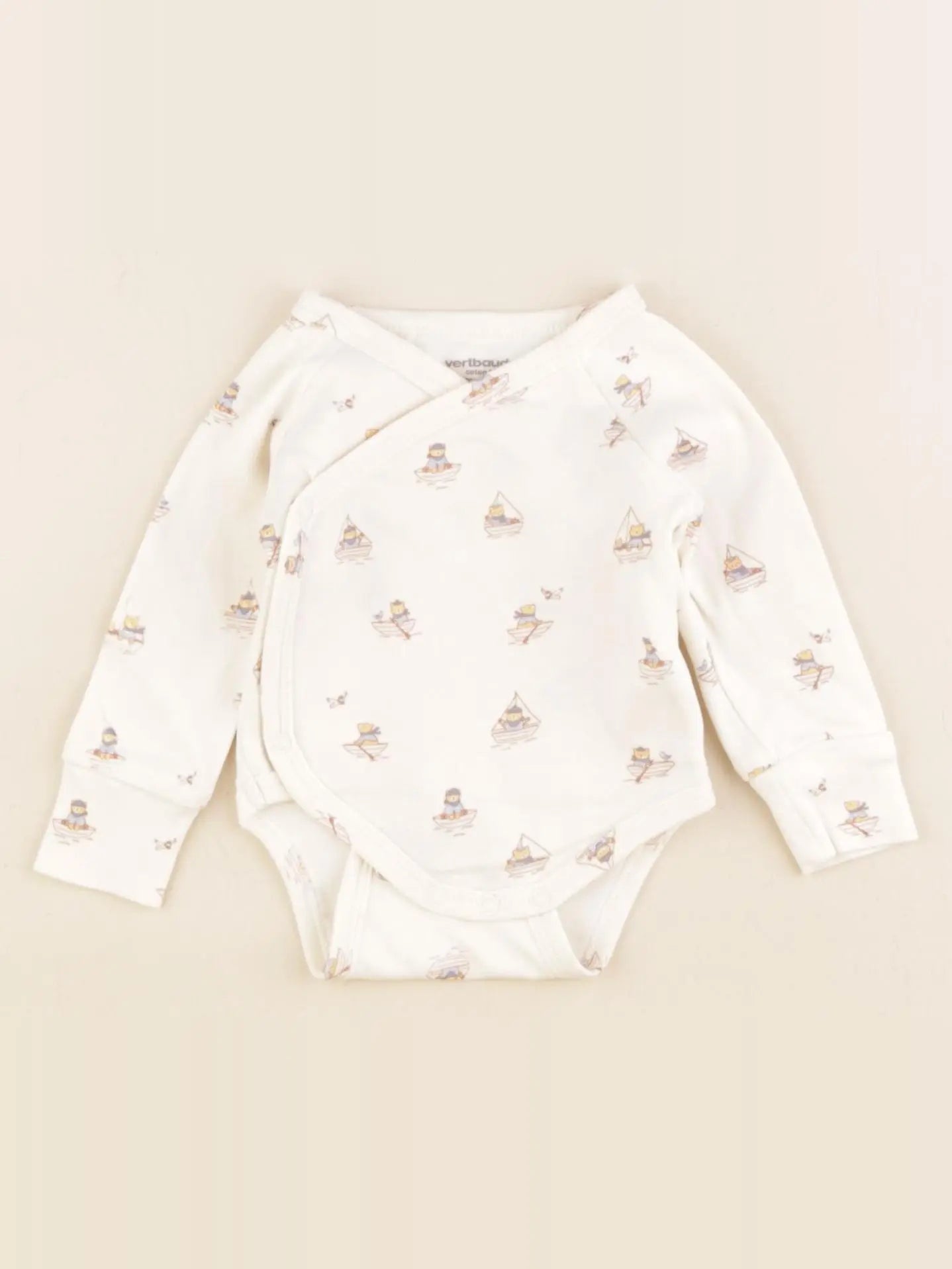 Vertbaudet - body beige - 1 mois