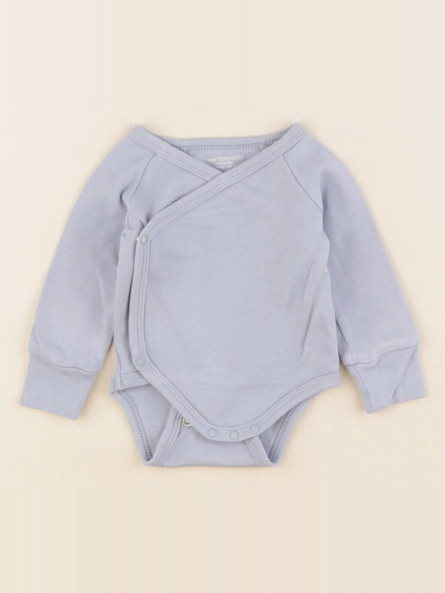 Vertbaudet - body bleu - 1 mois