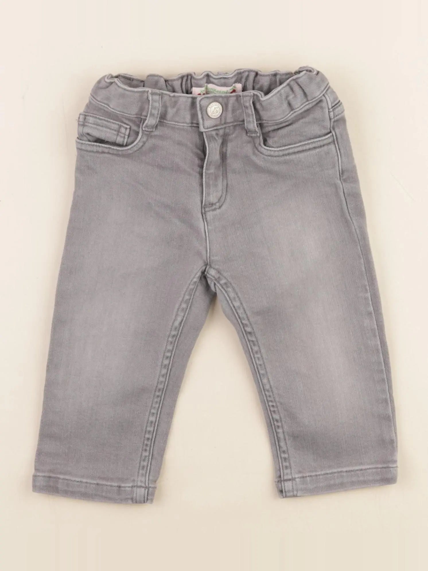 Bonpoint - jean gris - 12 mois