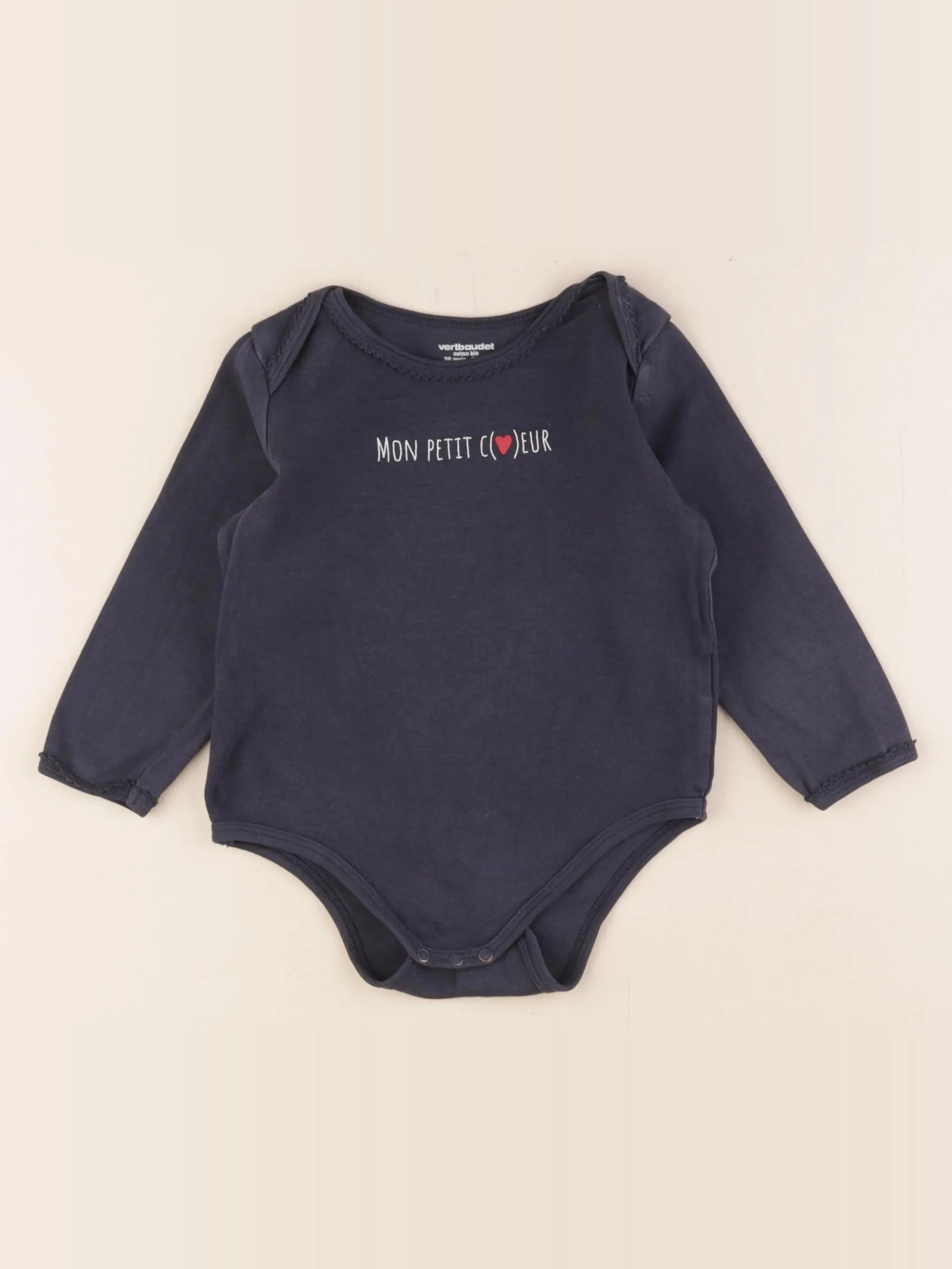 Vertbaudet - body bleu - 36 mois