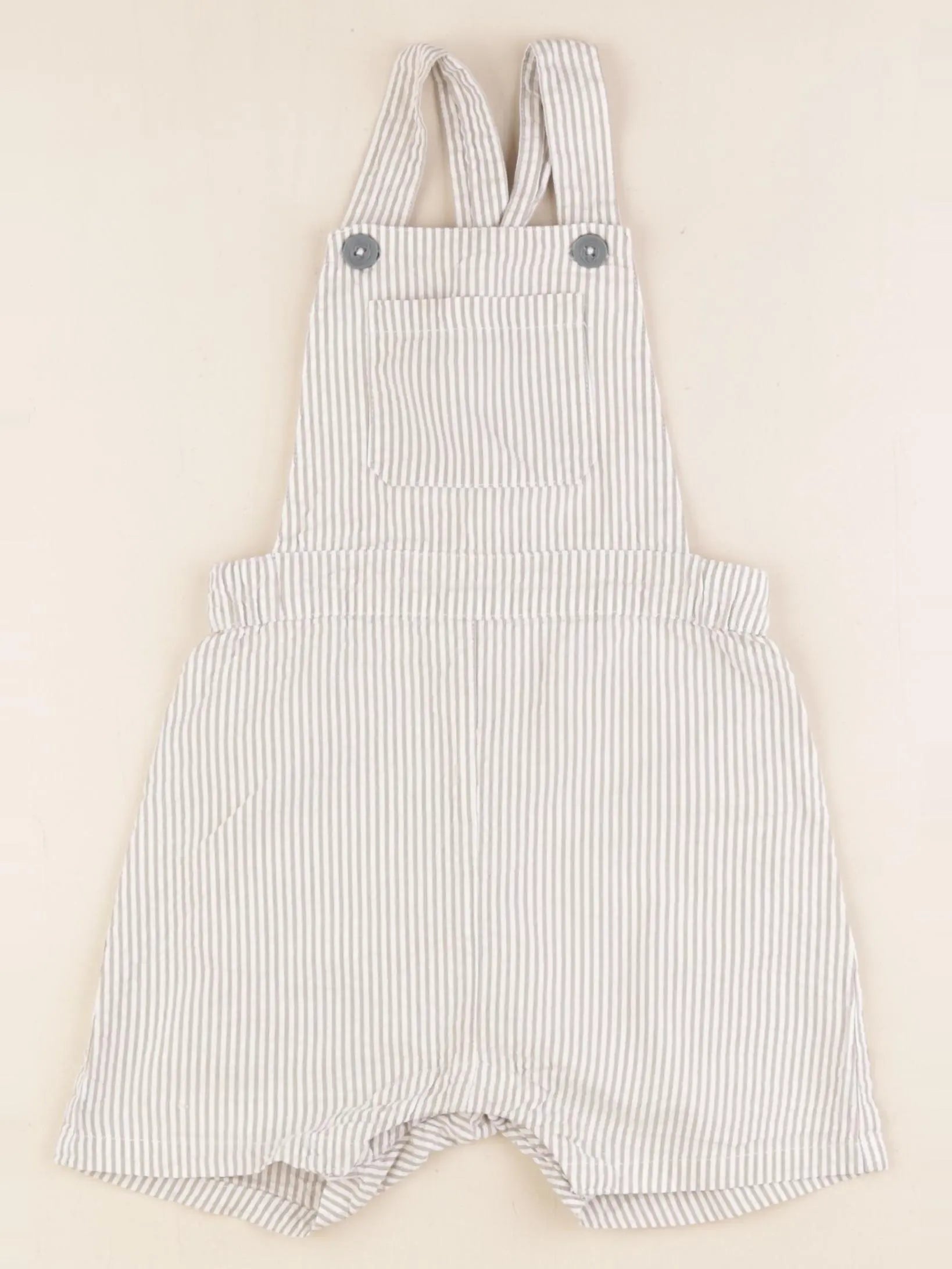 Petit Bateau - salopette gris - 24 mois