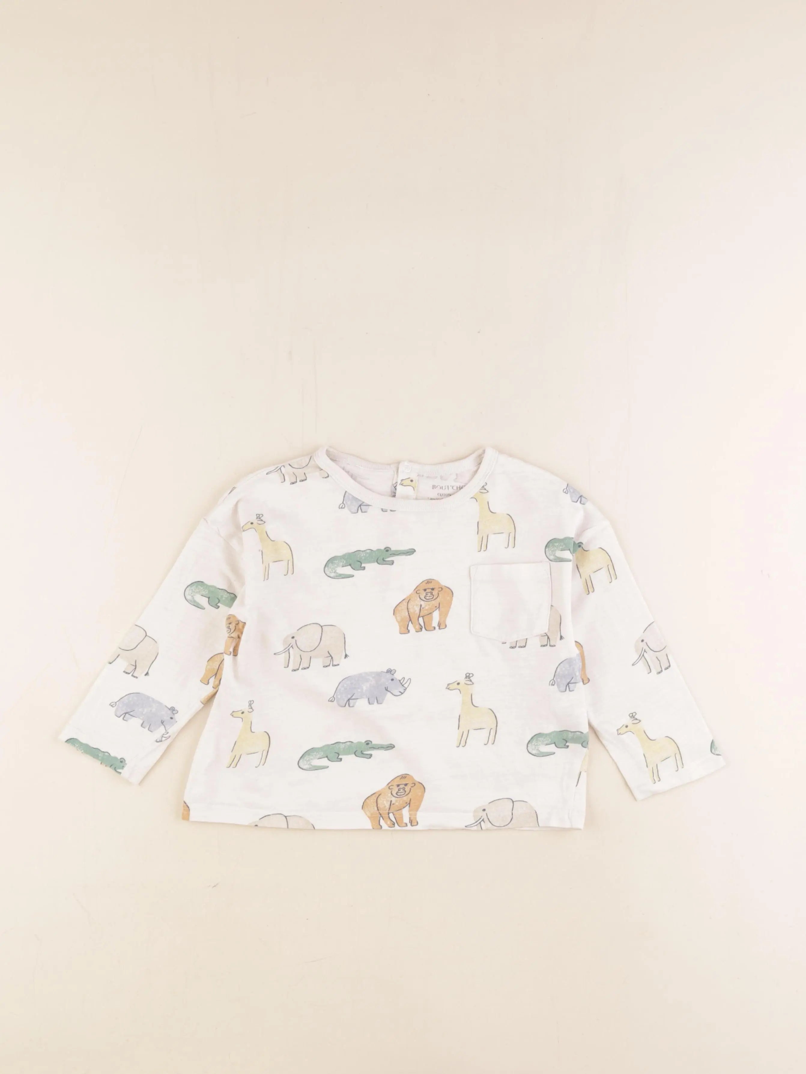 Boutchou - tee-shirt beige - 24 mois