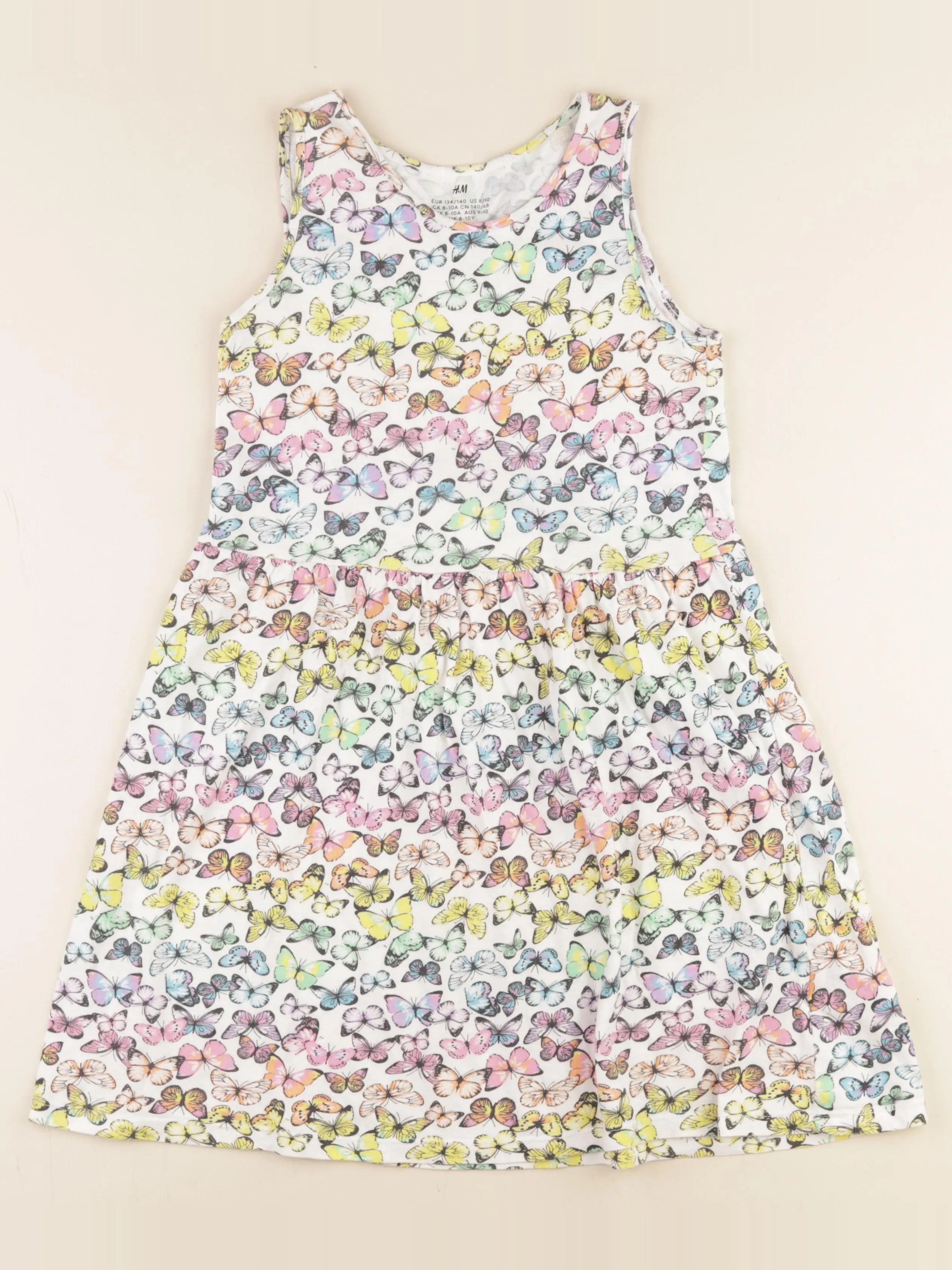 H&M - robe multicolore - 8/10 ans