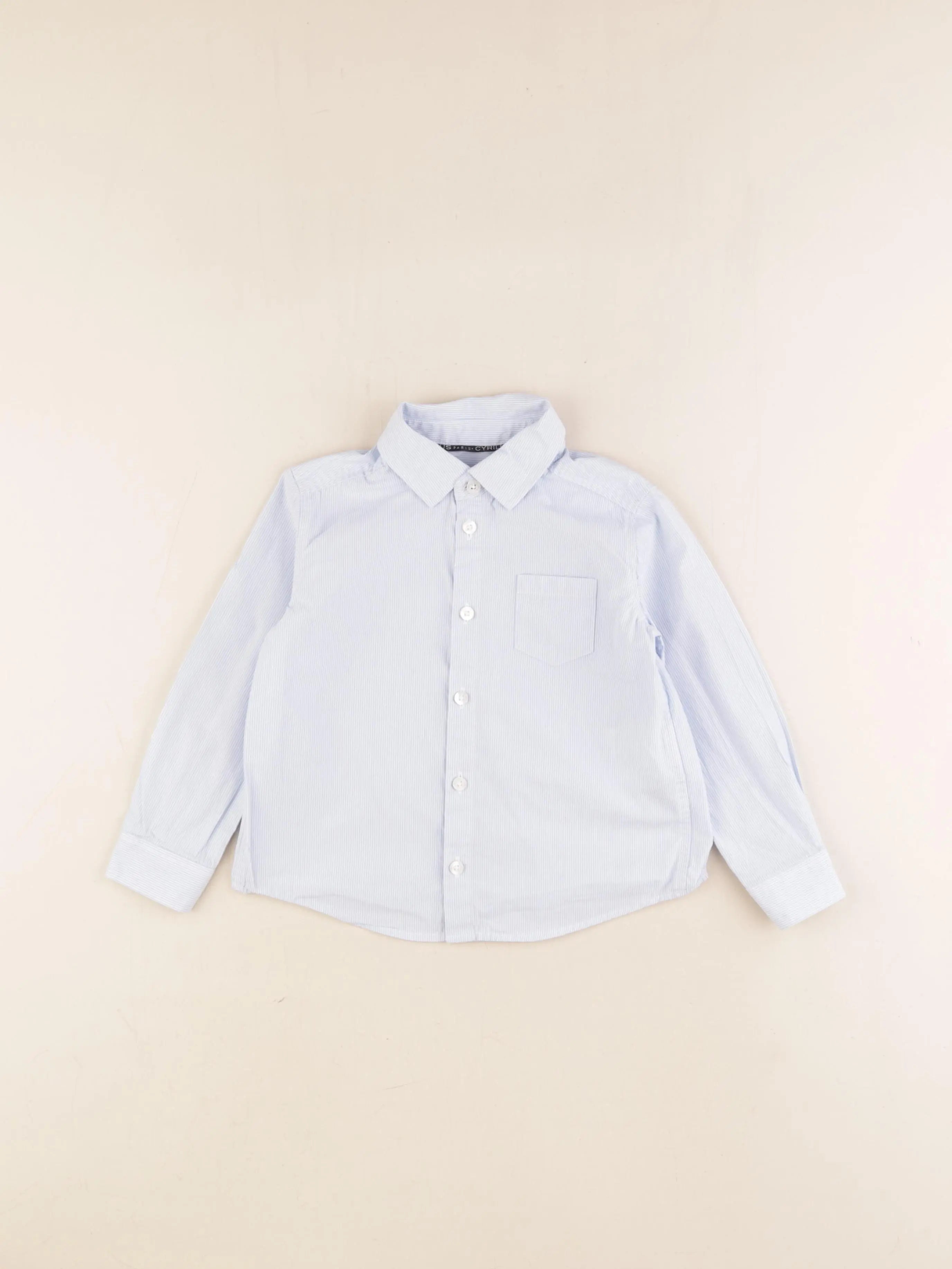 Cyrillus - chemise bleu - 3 ans