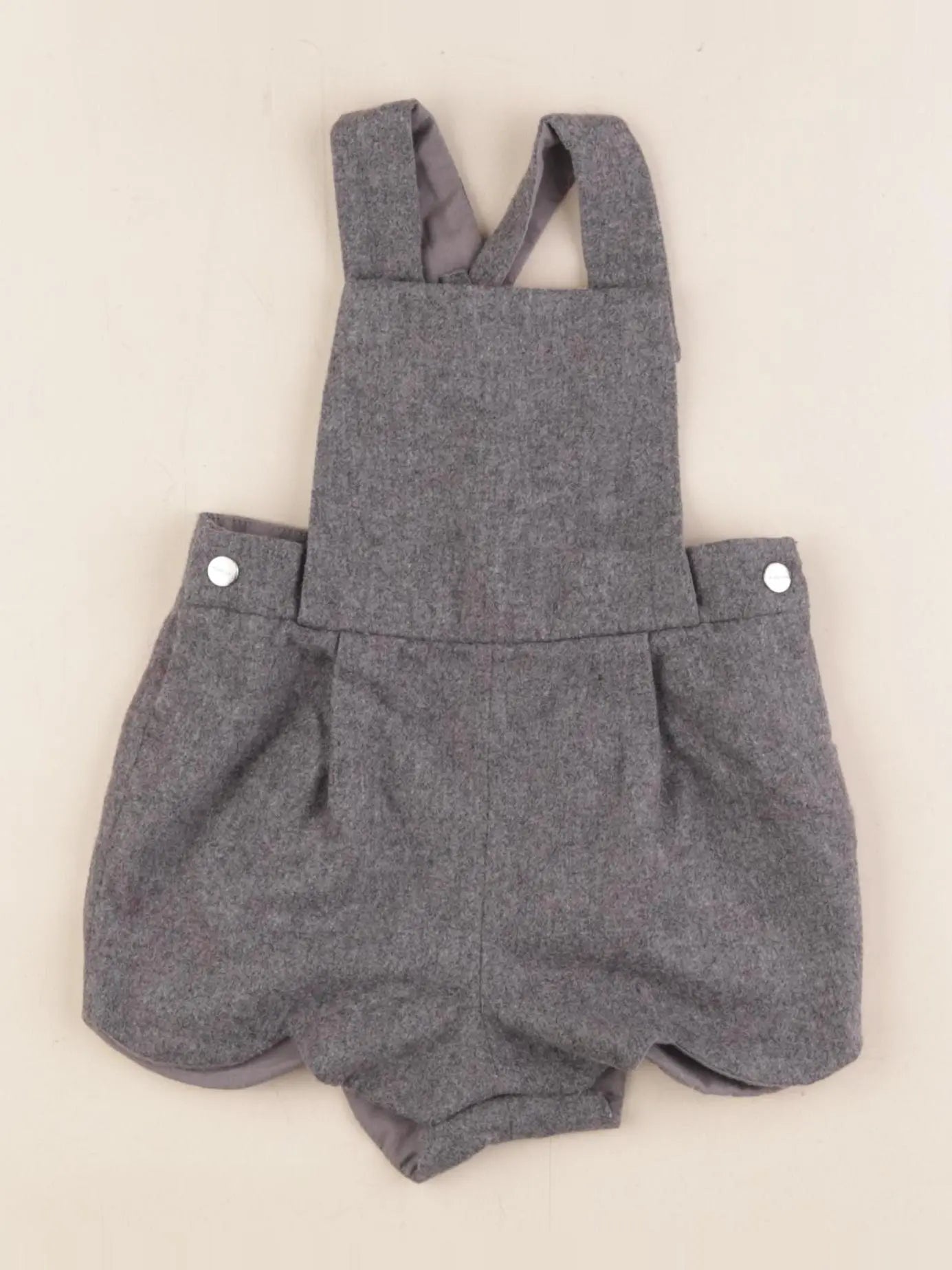 Jacadi - salopette gris - 6 mois
