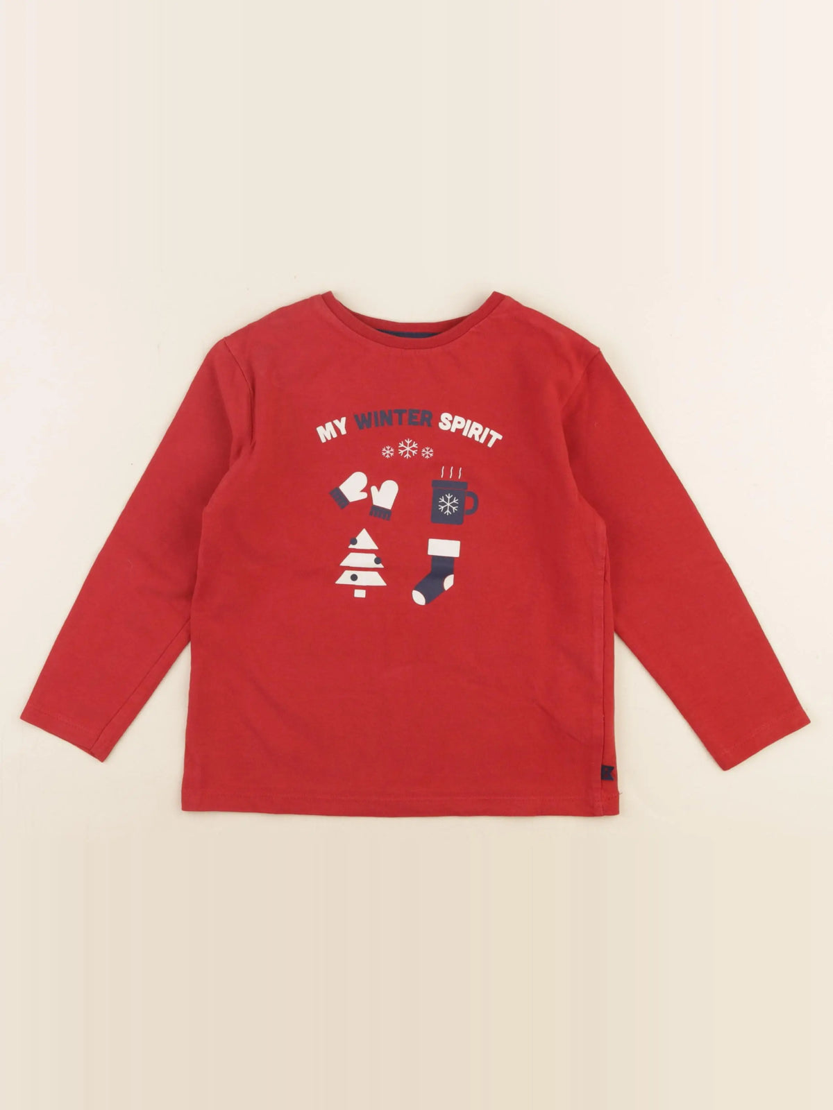 Okaidi - tee-shirt rouge - 4 ans