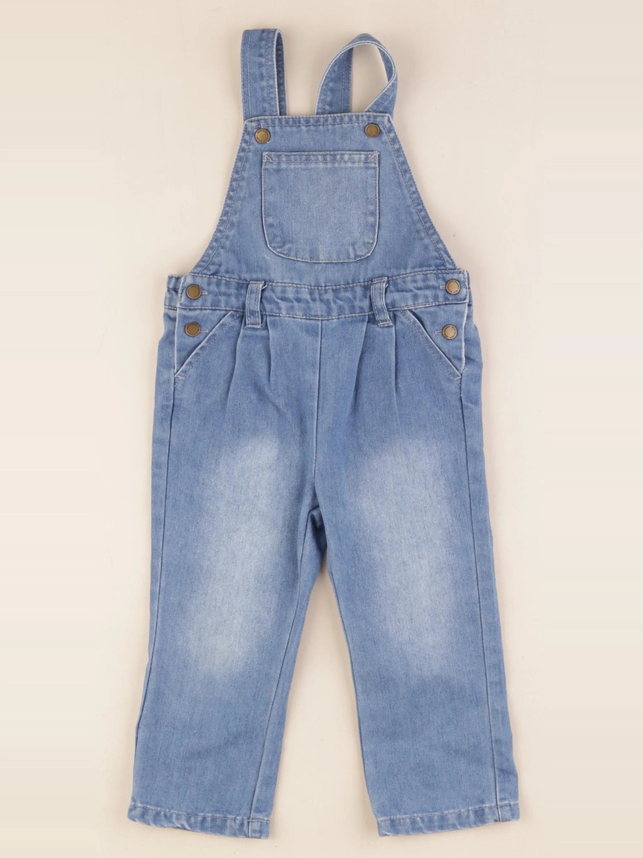 Vertbaudet - salopette bleu - 2 ans