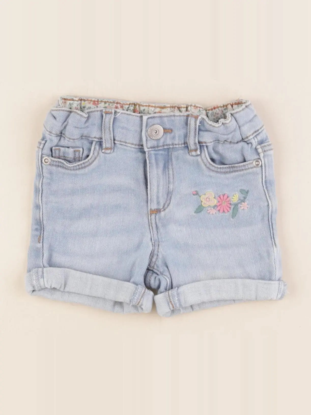 Vertbaudet - short bleu - 2 ans