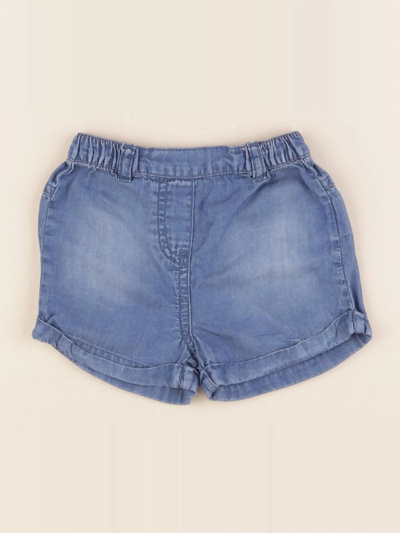 Vertbaudet - short bleu - 9 mois