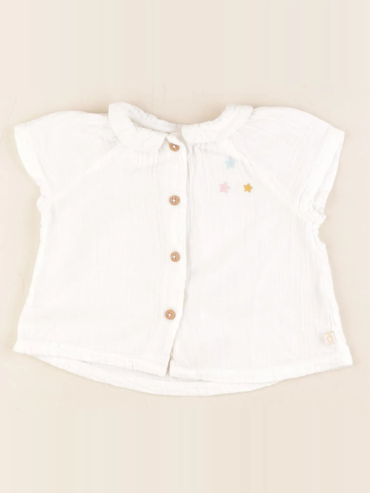 Cadet Rousselle - blouse blanc - 6 mois