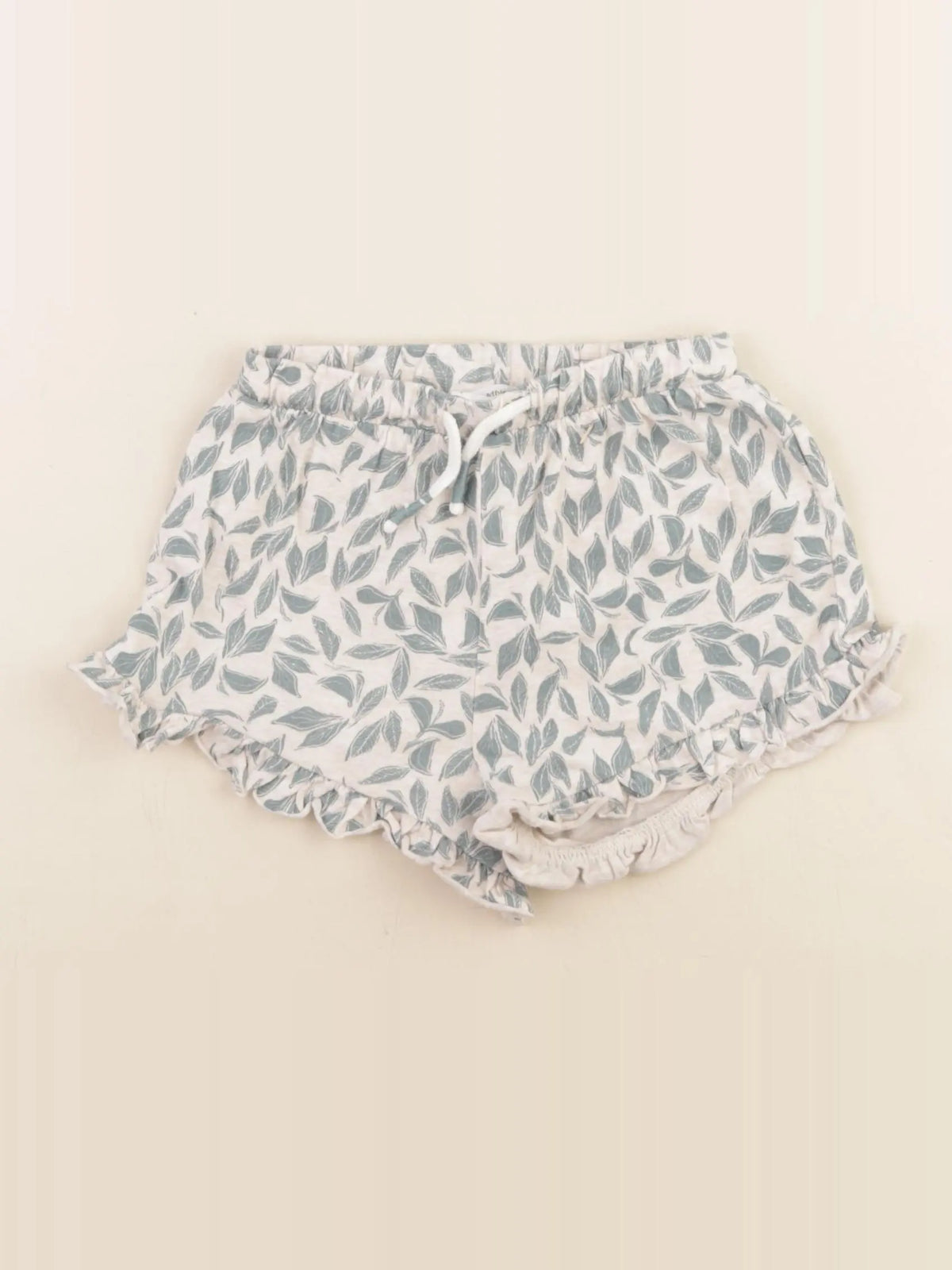 Mango - short beige, vert - 12/18 mois