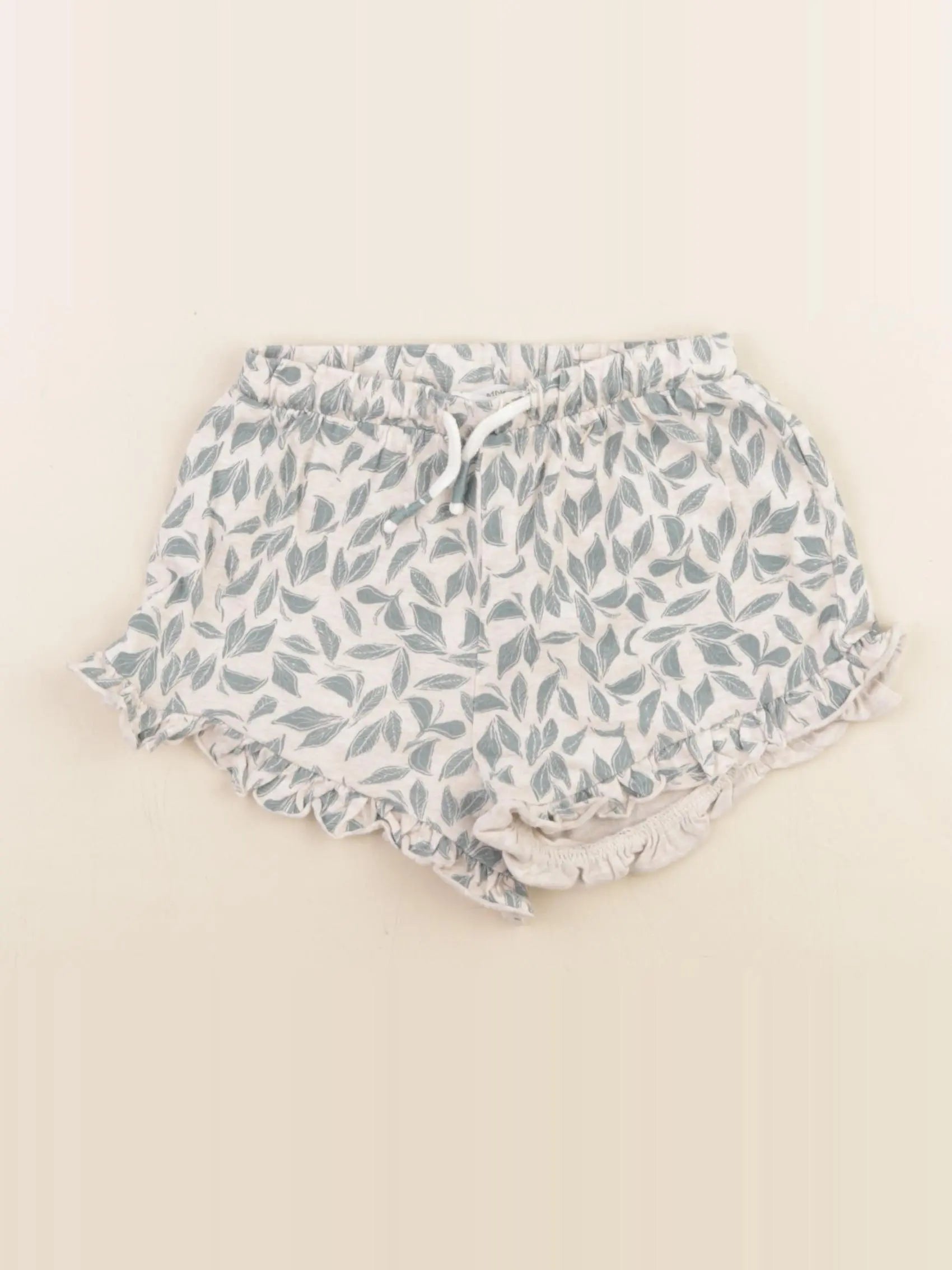 Mango - short beige, vert - 12/18 mois