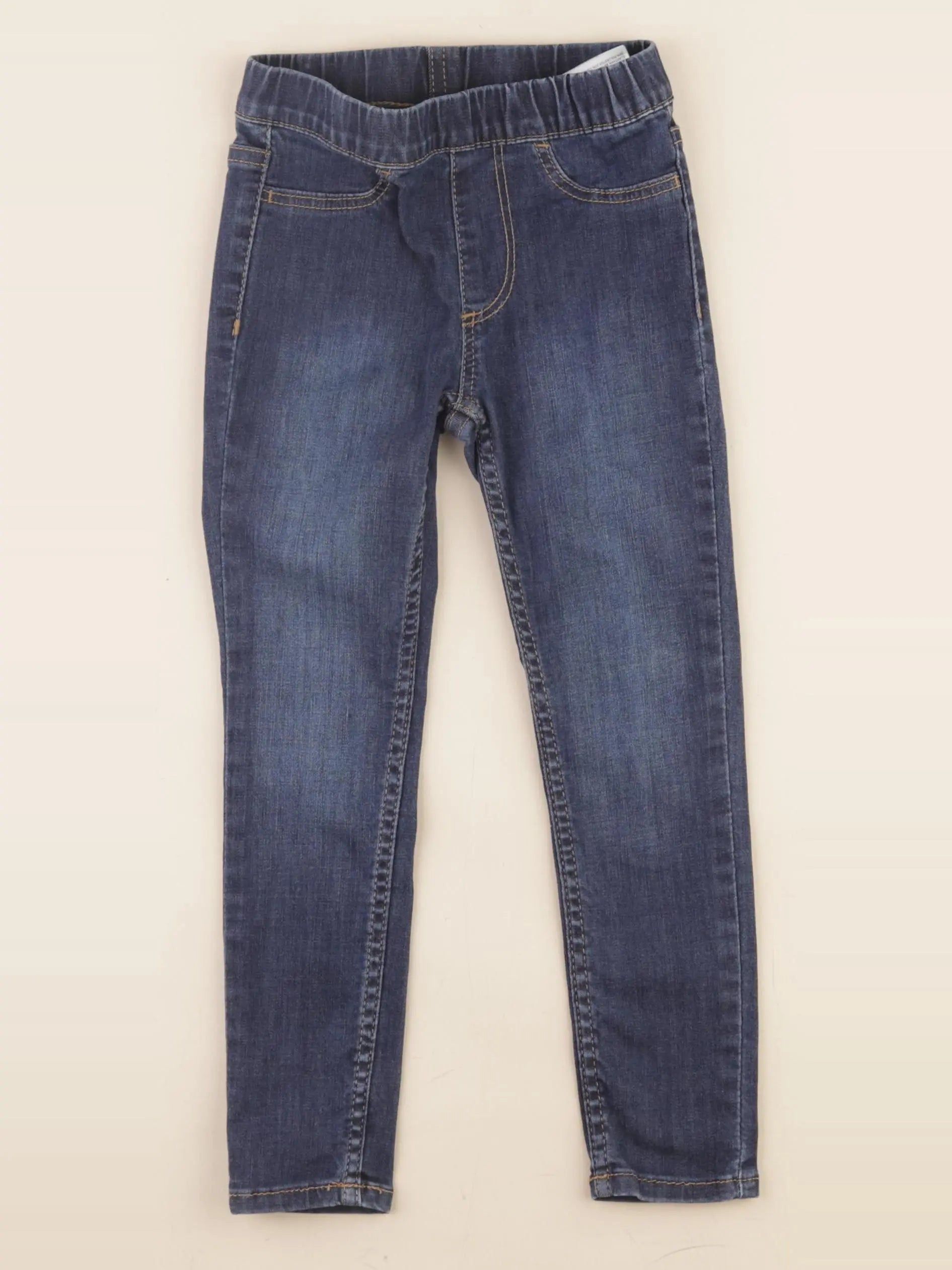 H&M - jegging bleu - 3/4 ans