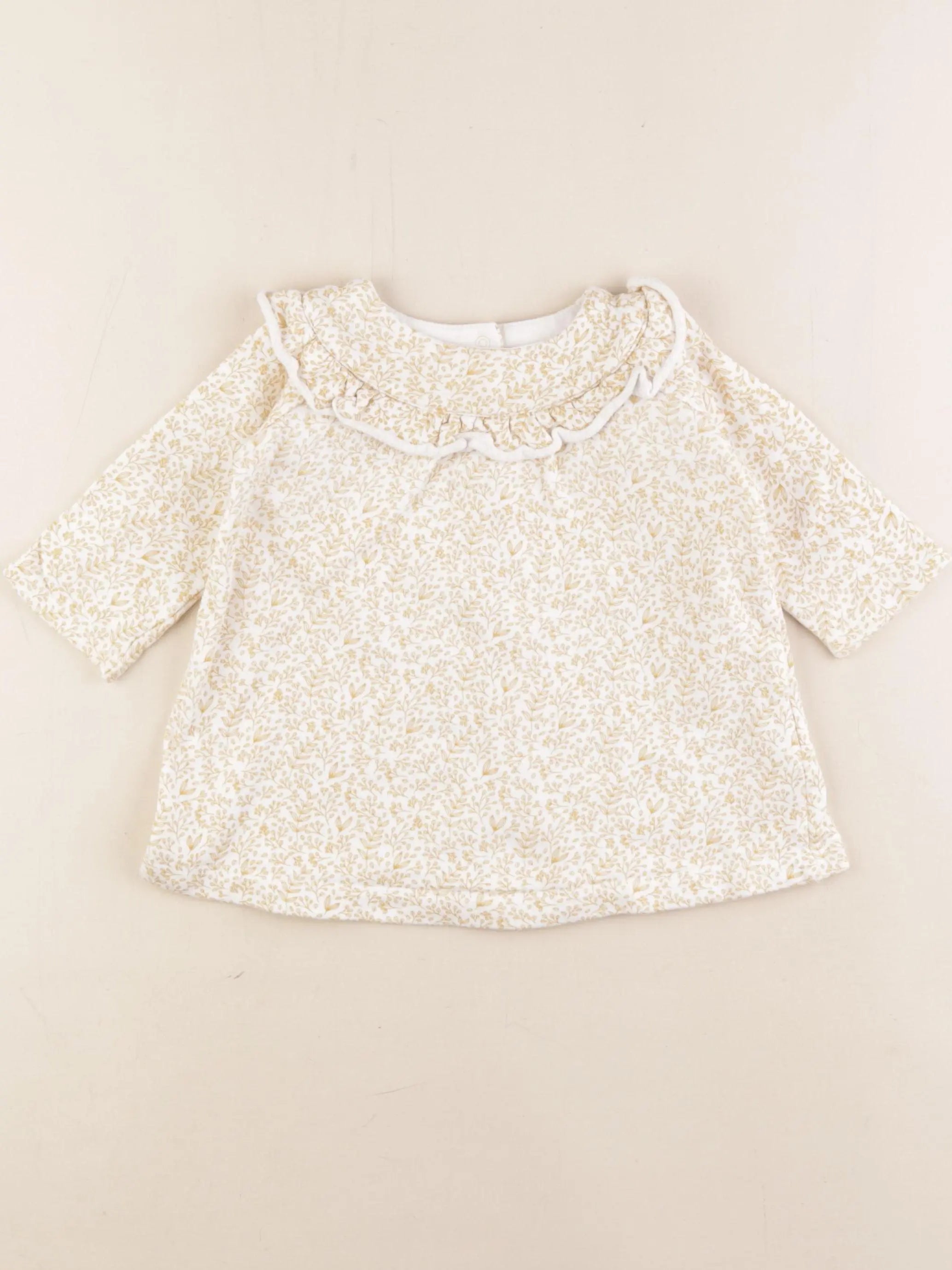 Cyrillus - robe jaune - 9 mois