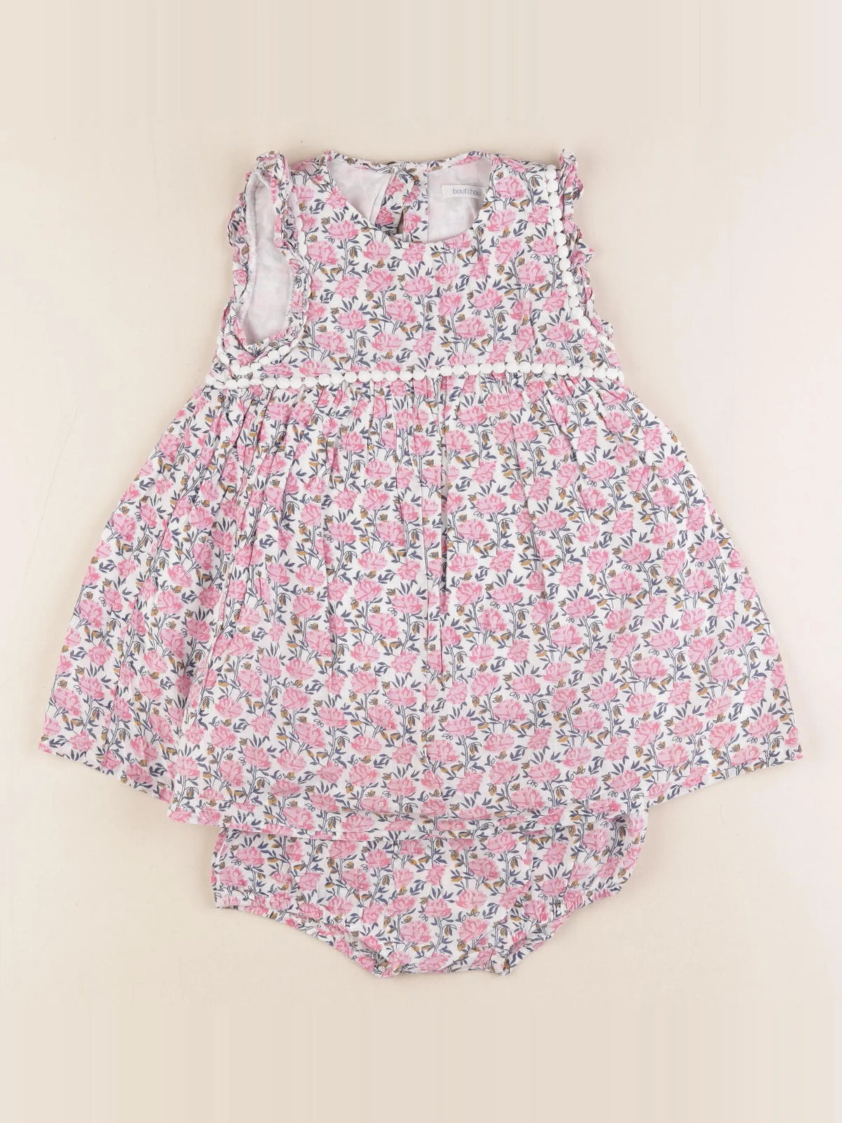 Boutchou - robe rose - 12 mois