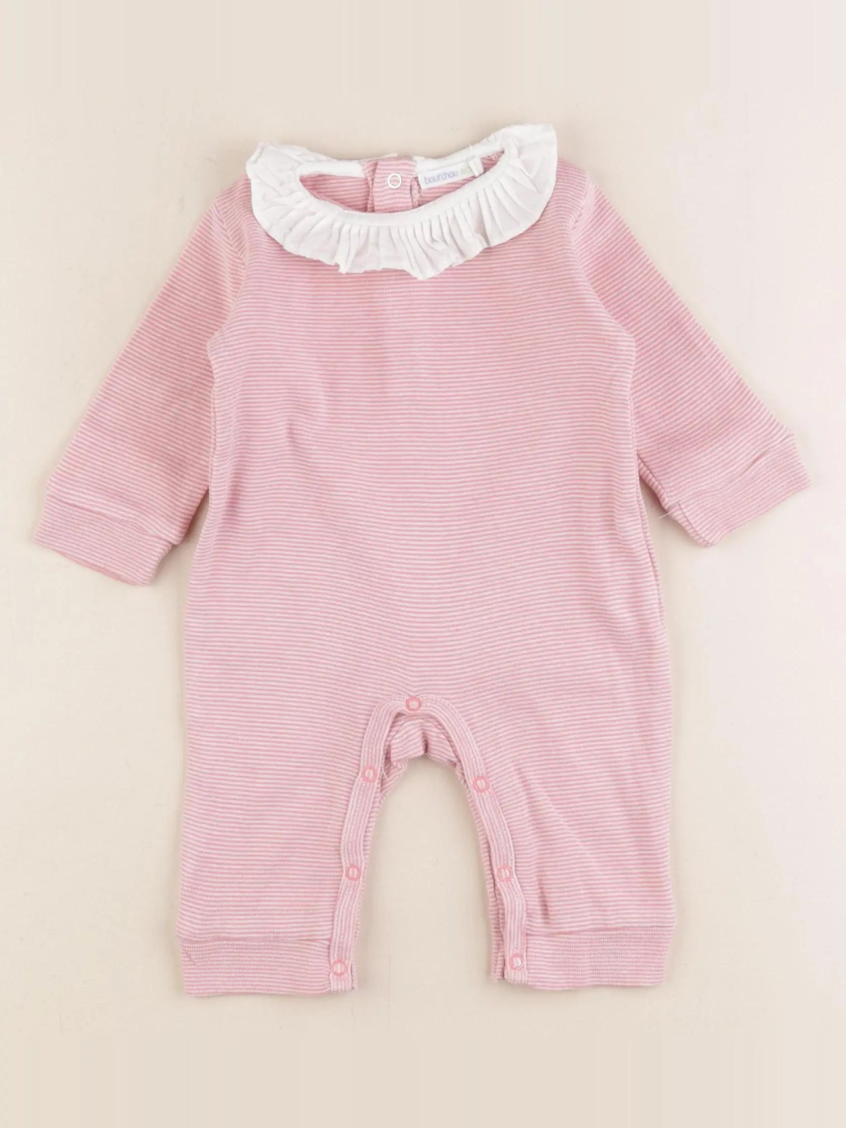 Boutchou - pyjama coton rose - 3 mois