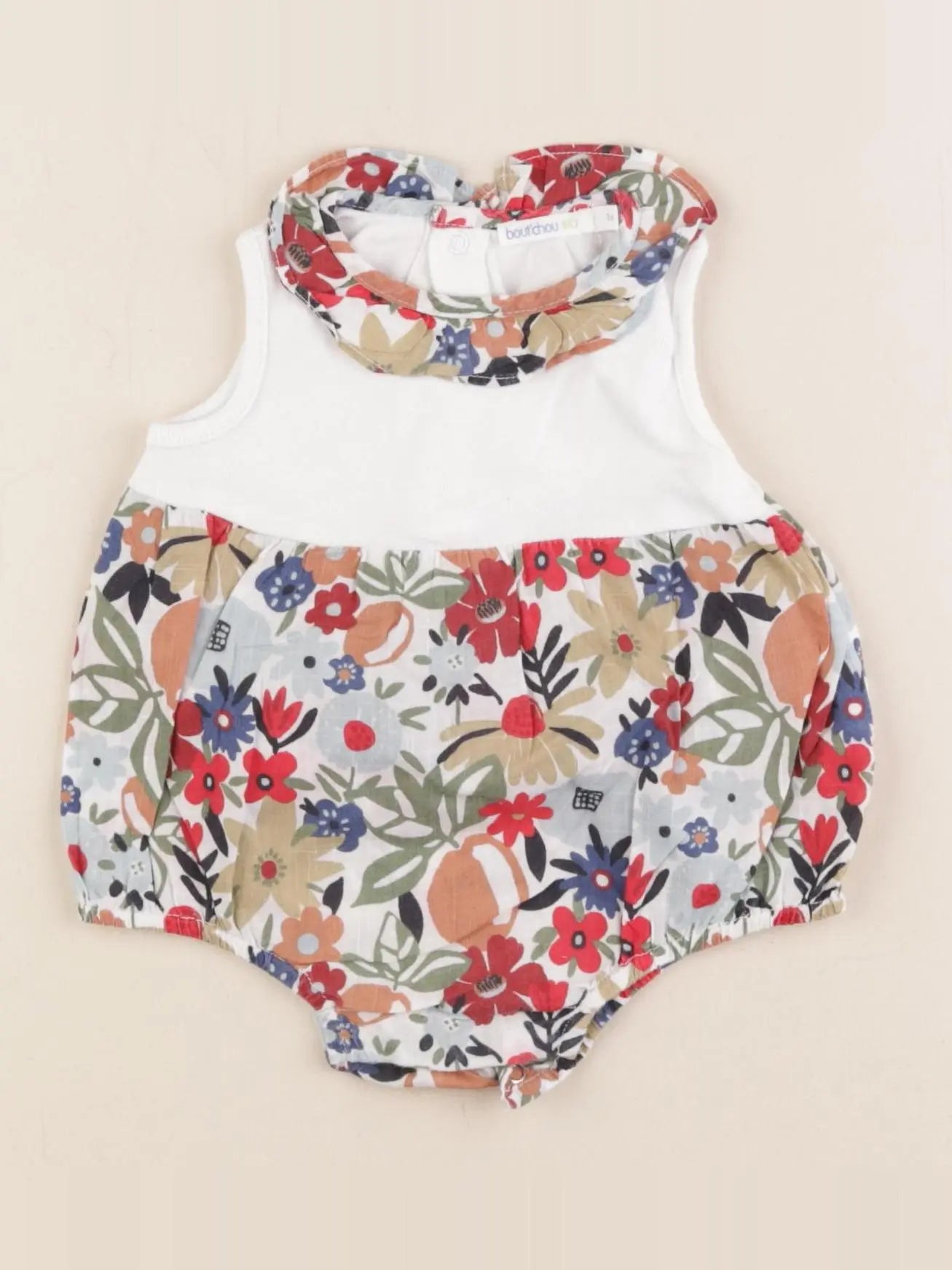 Boutchou - combinaison multicolore - 1 mois