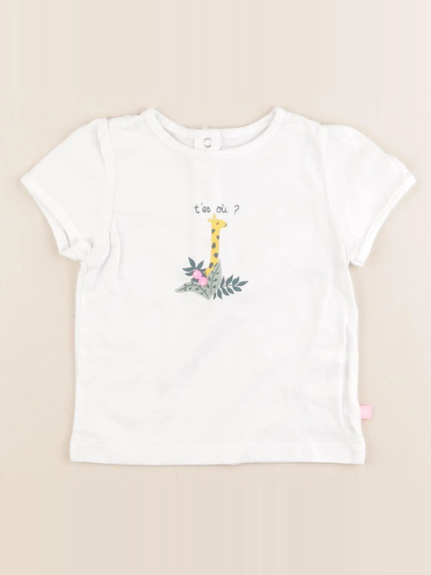 Cadet Rousselle - tee-shirt blanc - 6 mois