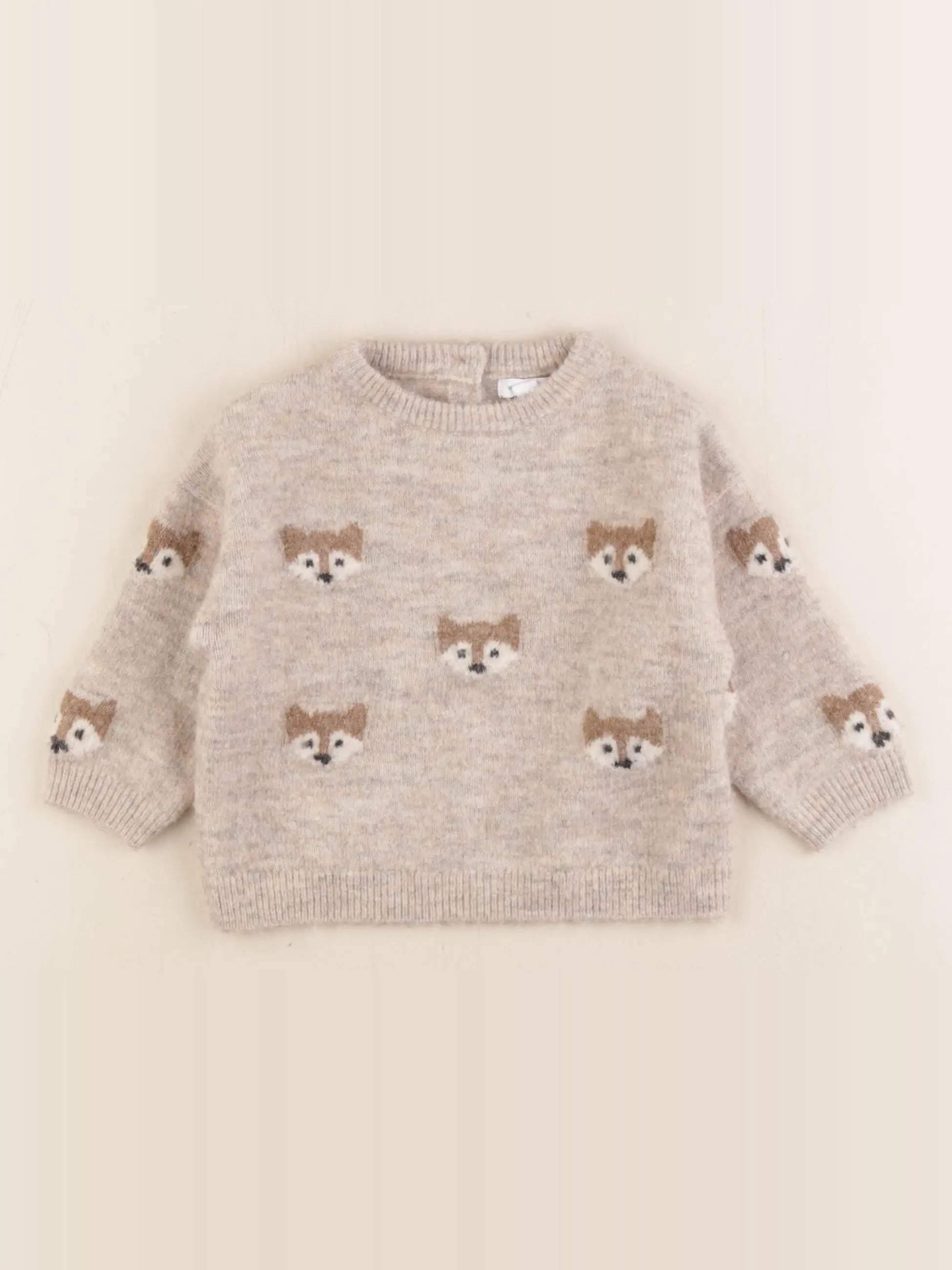 Vertbaudet - pull marron - 12 mois