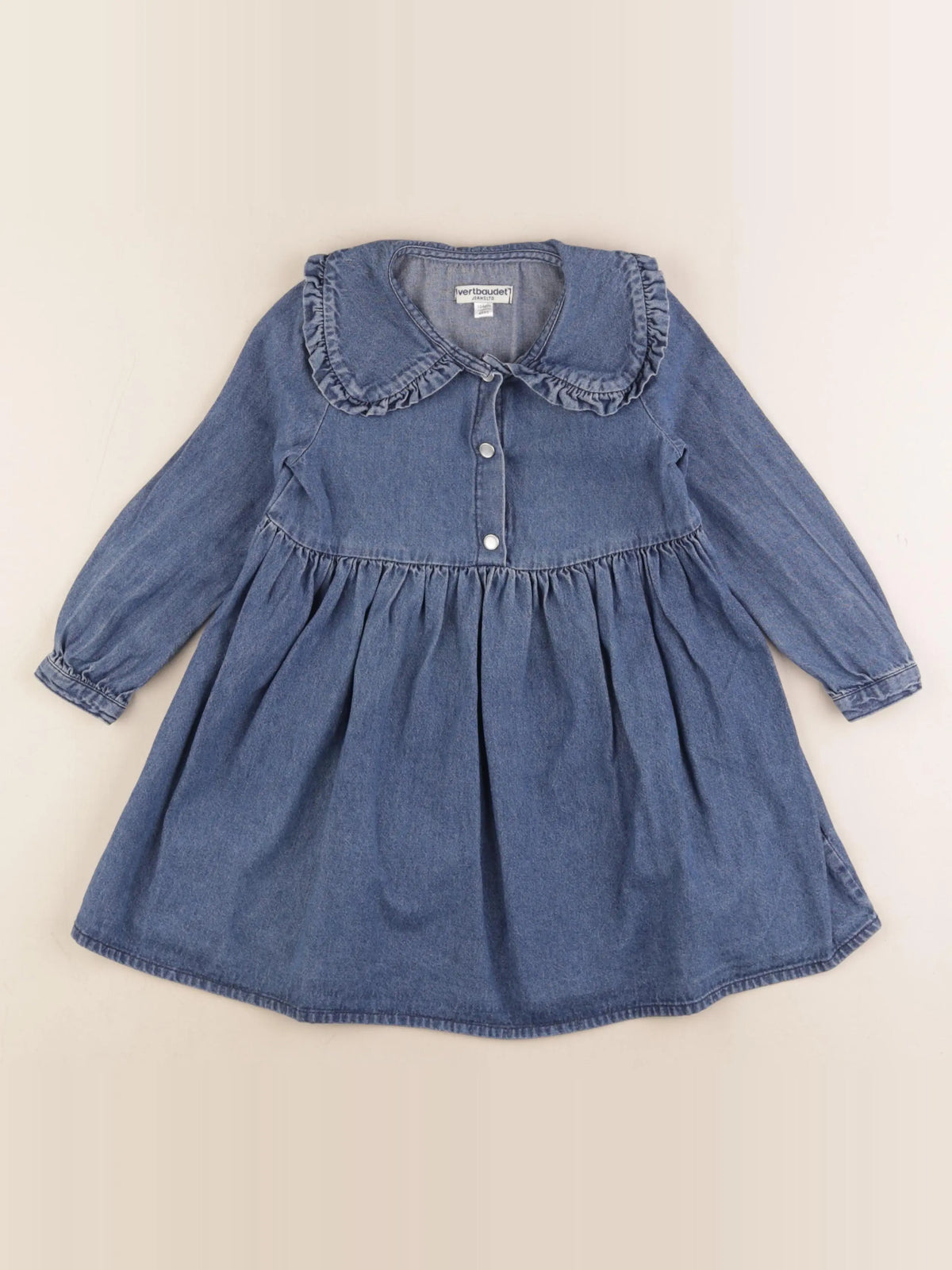 Vertbaudet - robe bleu - 4 ans