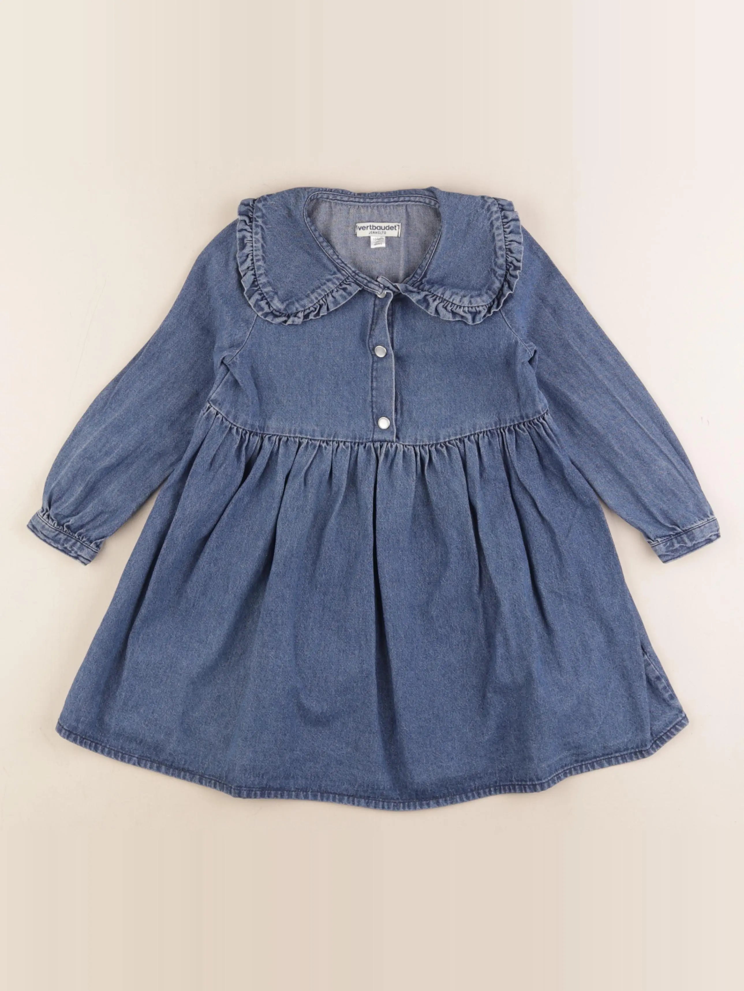 Vertbaudet - robe bleu - 4 ans