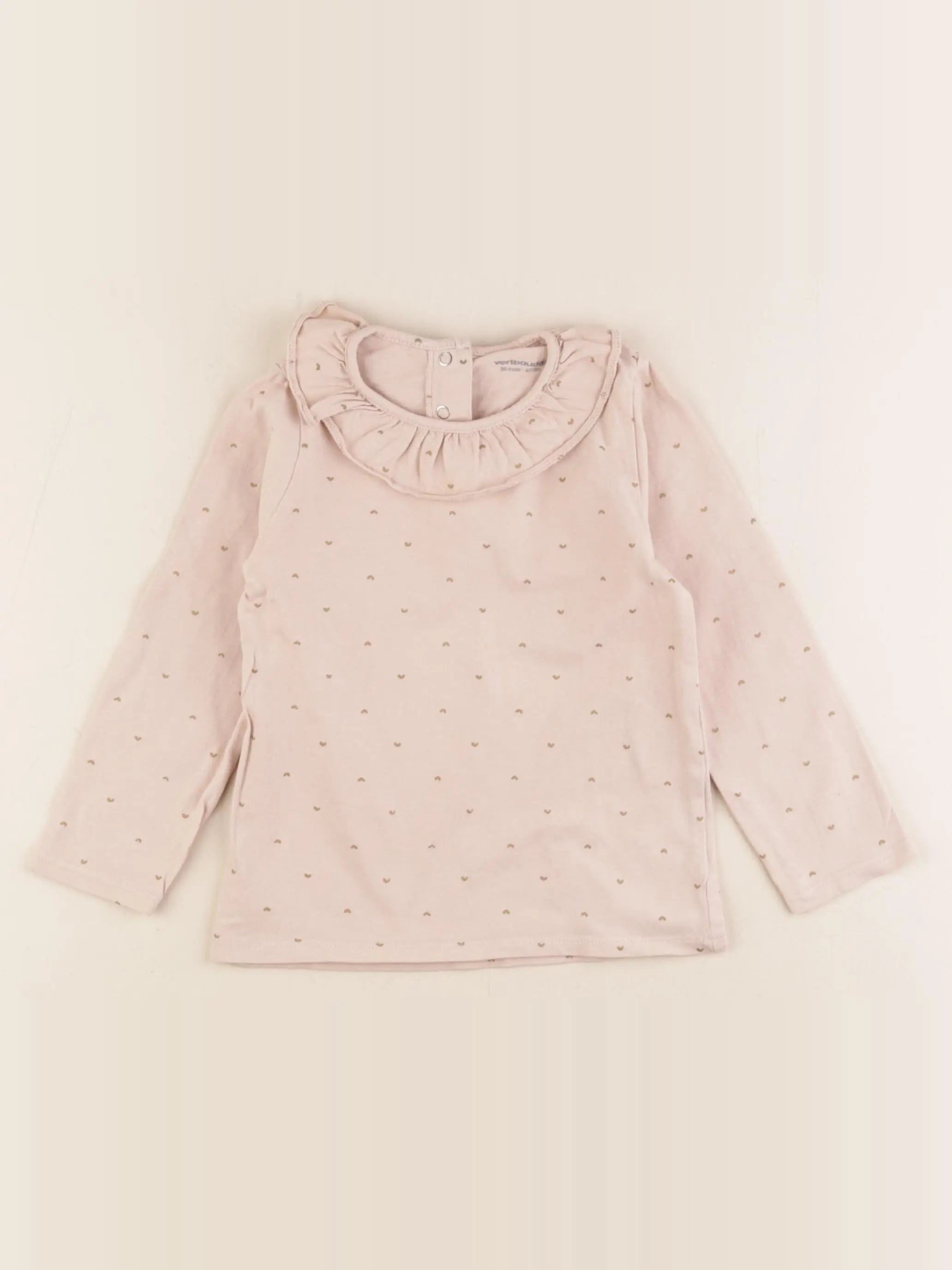 Vertbaudet - tee-shirt rose - 36 mois