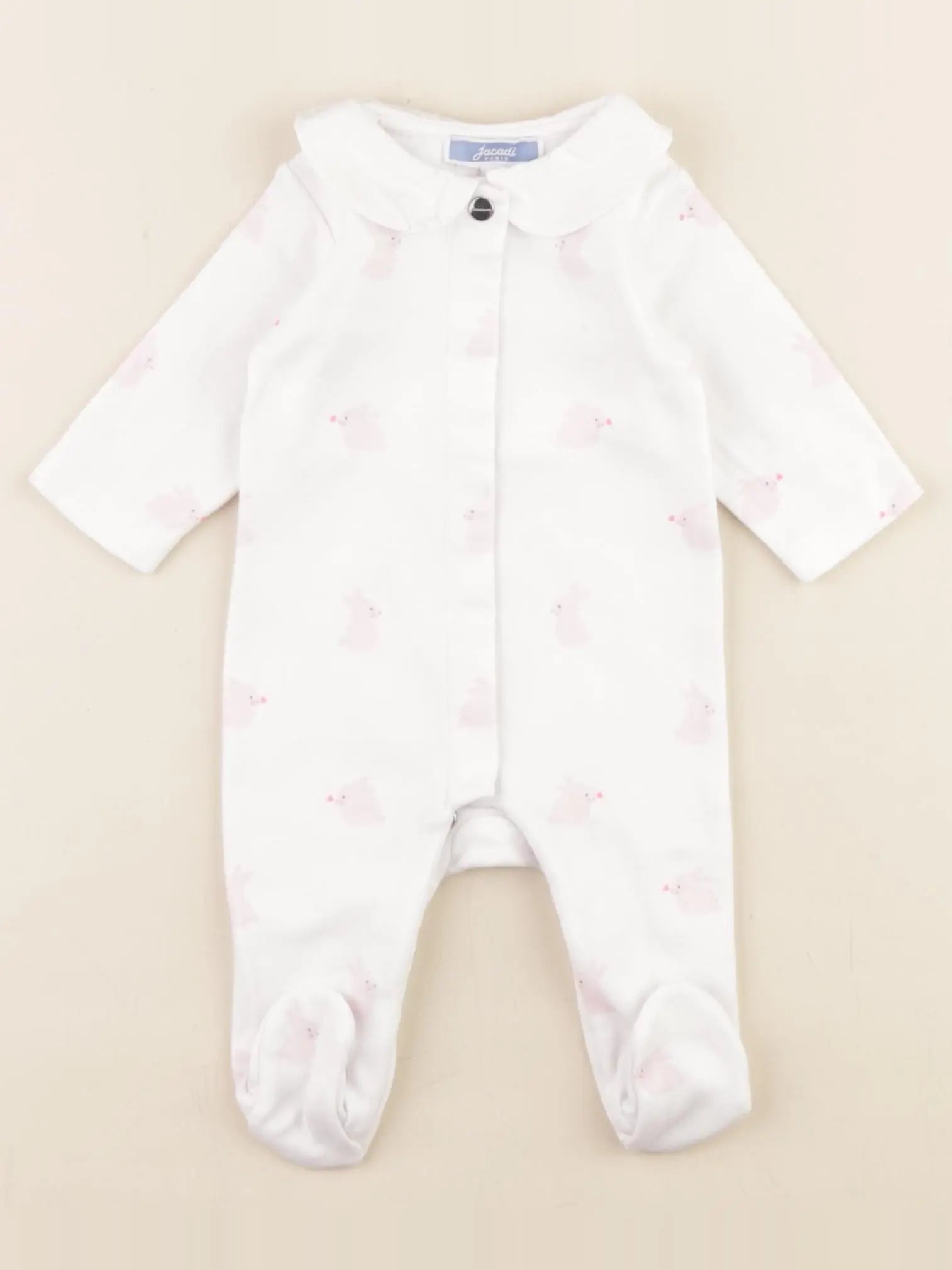 Jacadi - pyjama coton rose - 1 mois