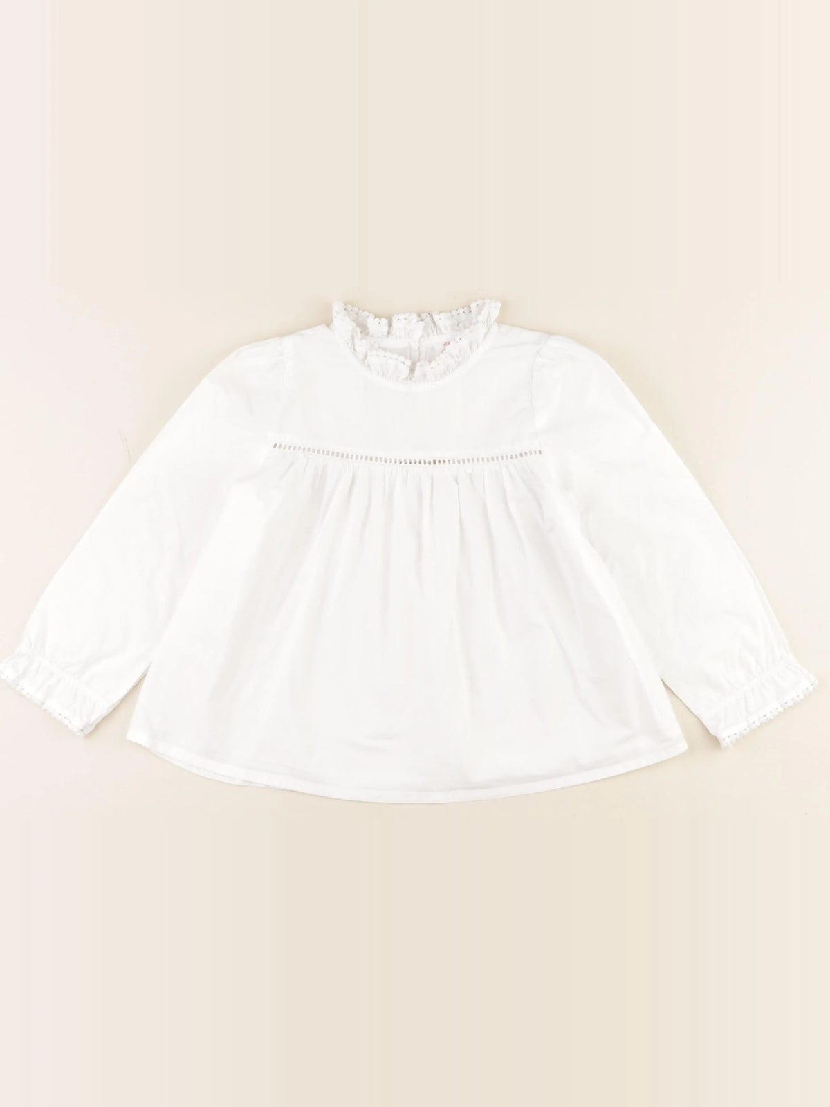 Monoprix - blouse blanc - 5 ans