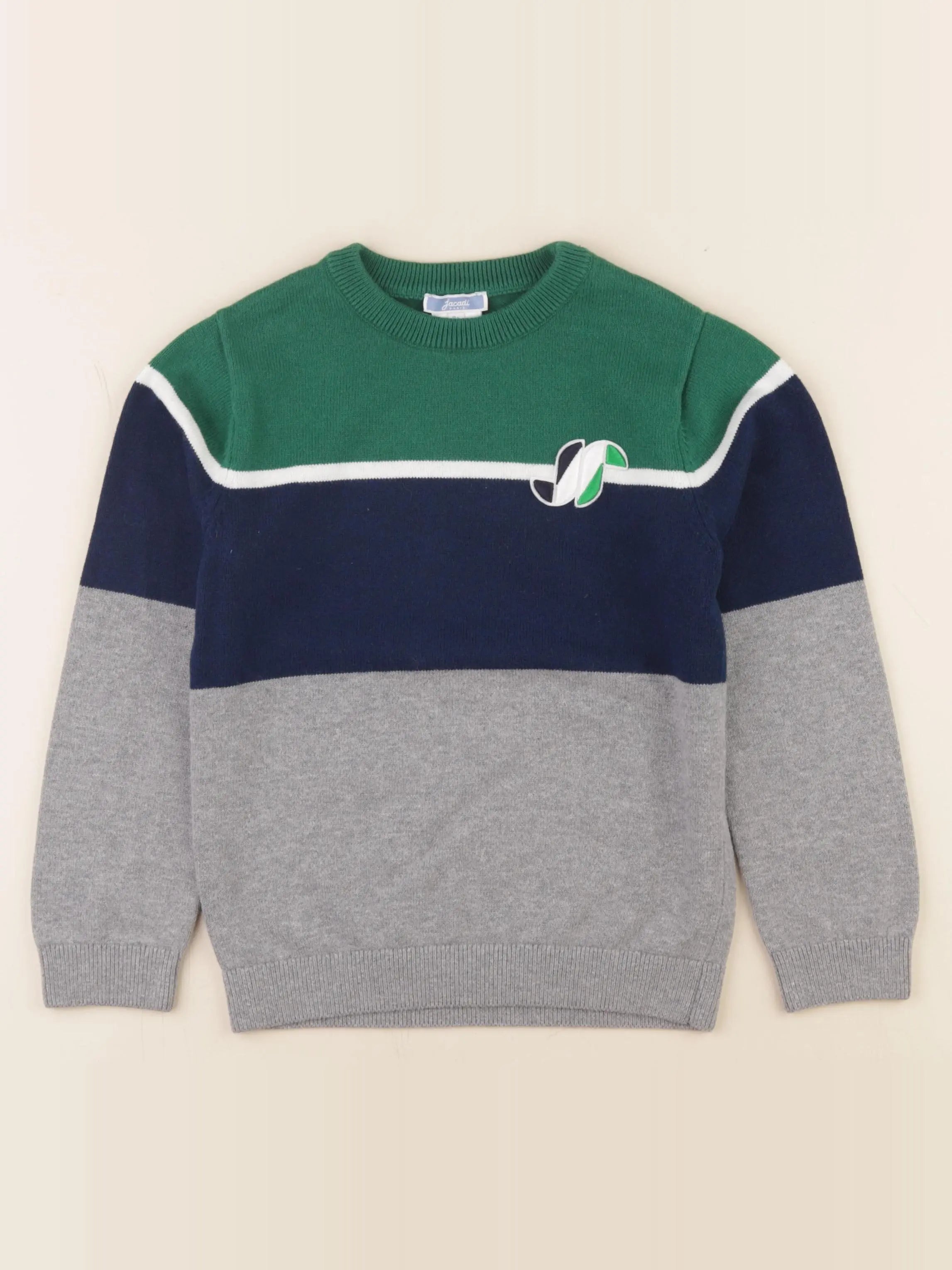 Jacadi - pull multicolore - 8 ans