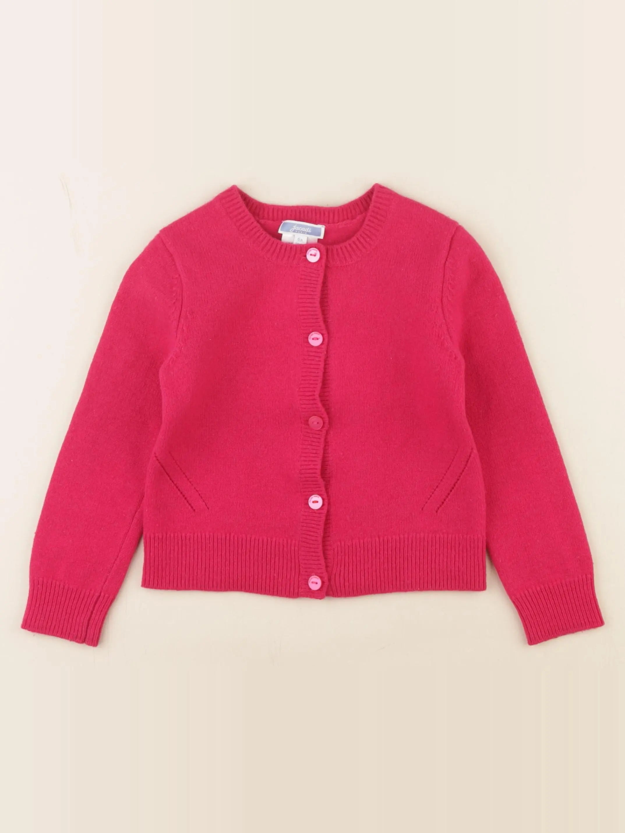 Jacadi - gilet rose - 6 ans