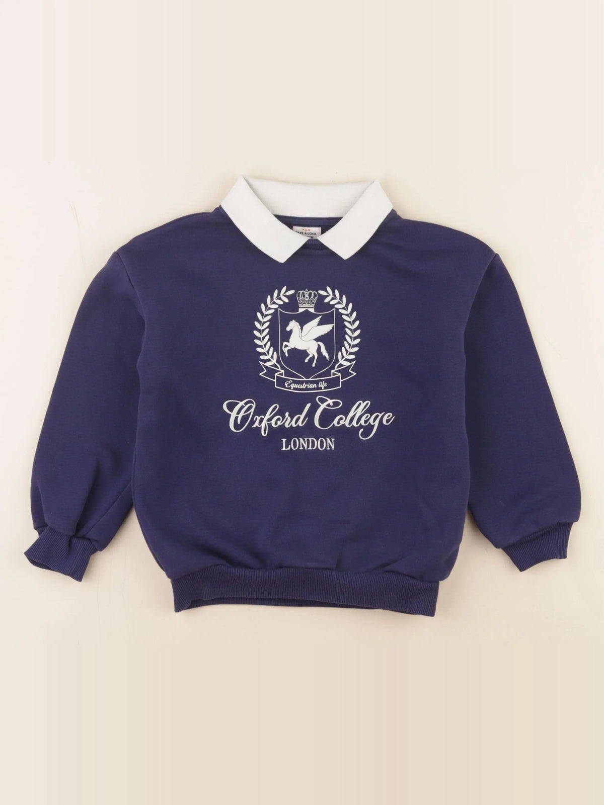 Tape à l'oeil - sweat bleu - 5 ans