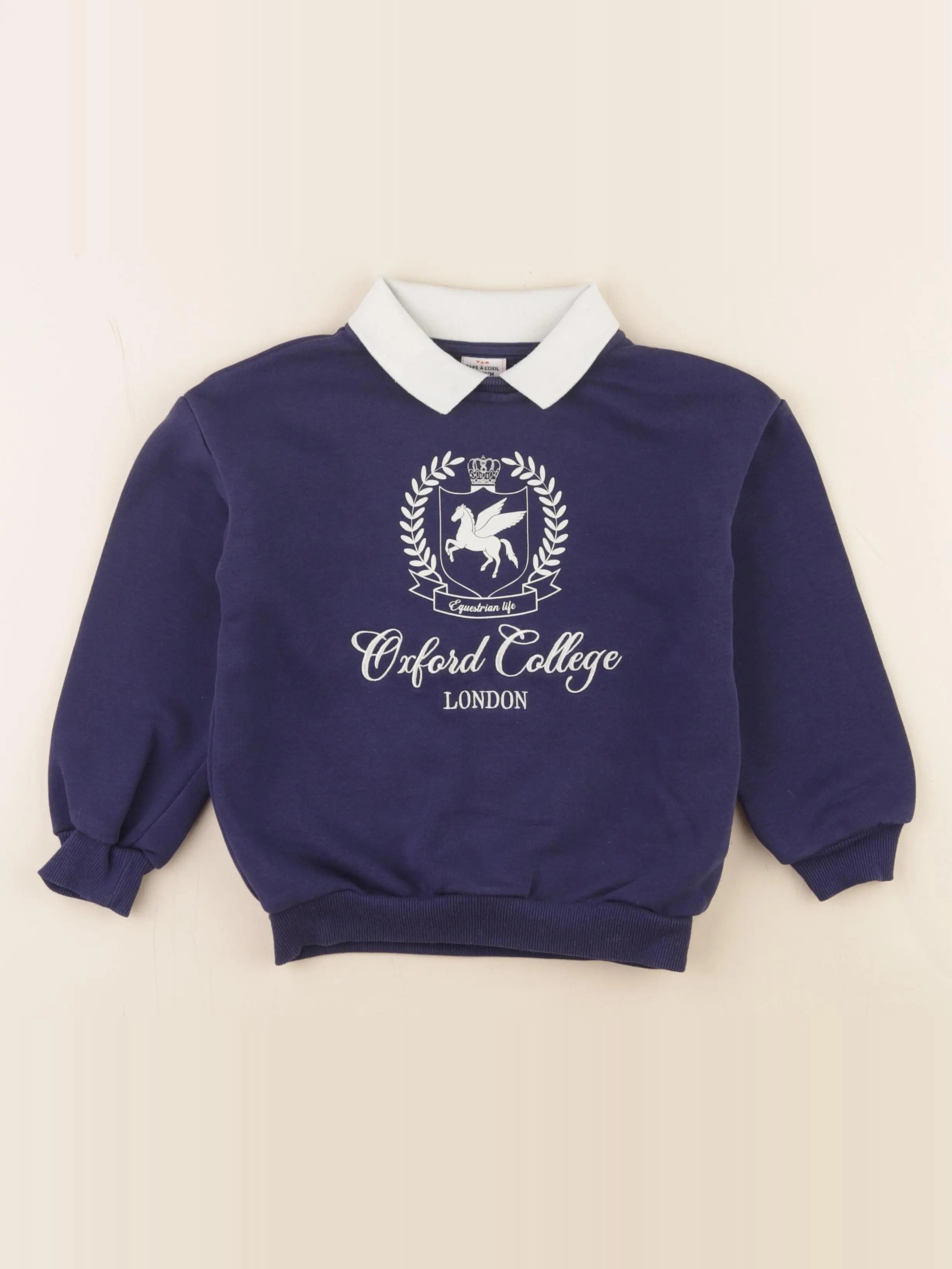 Tape à l'oeil - sweat bleu - 5 ans