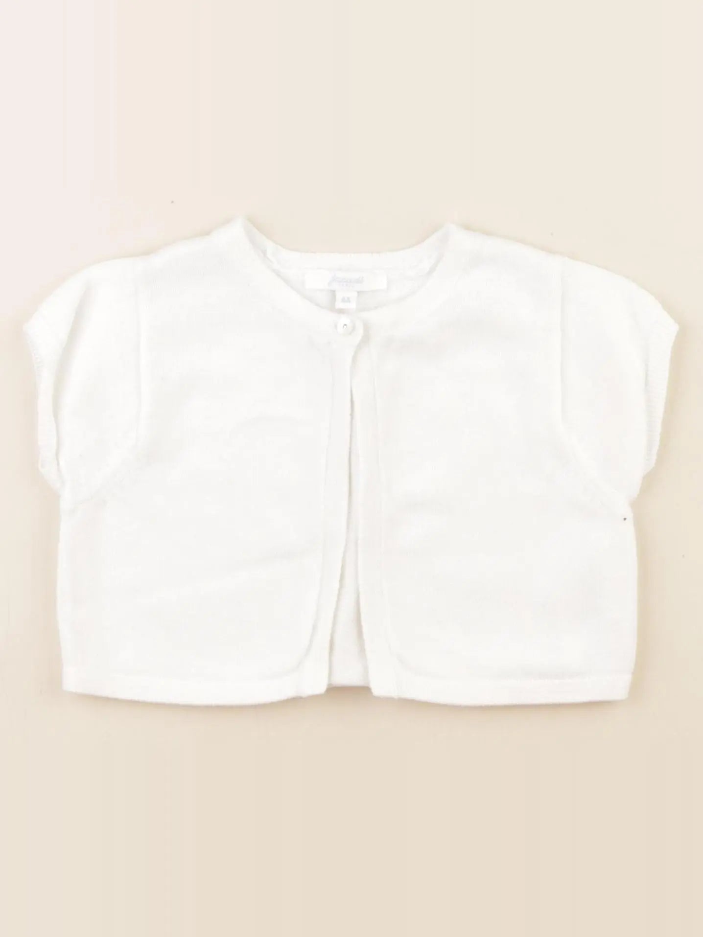 Jacadi - gilet blanc - 4 ans