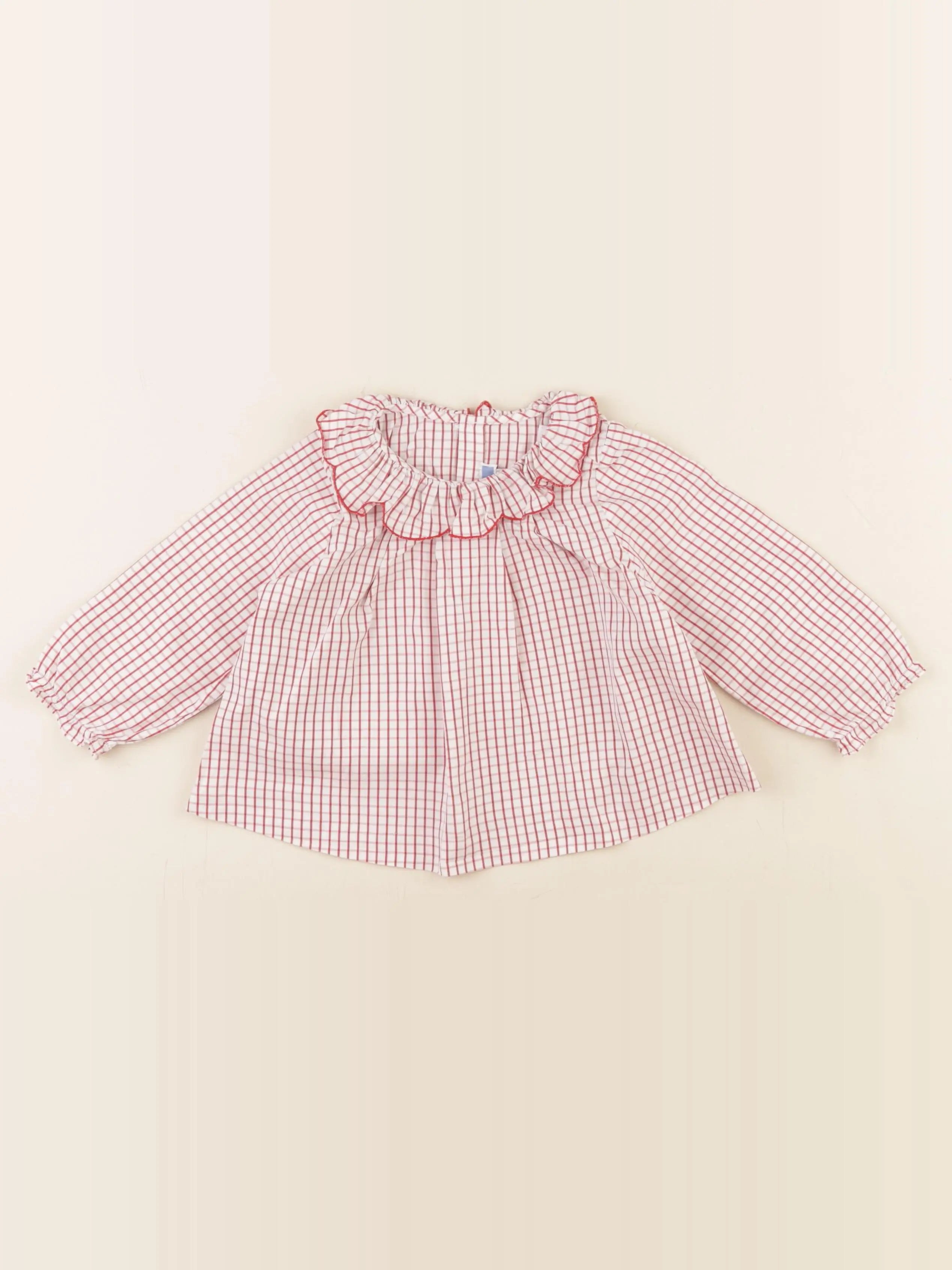Jacadi - blouse rouge - 18 mois