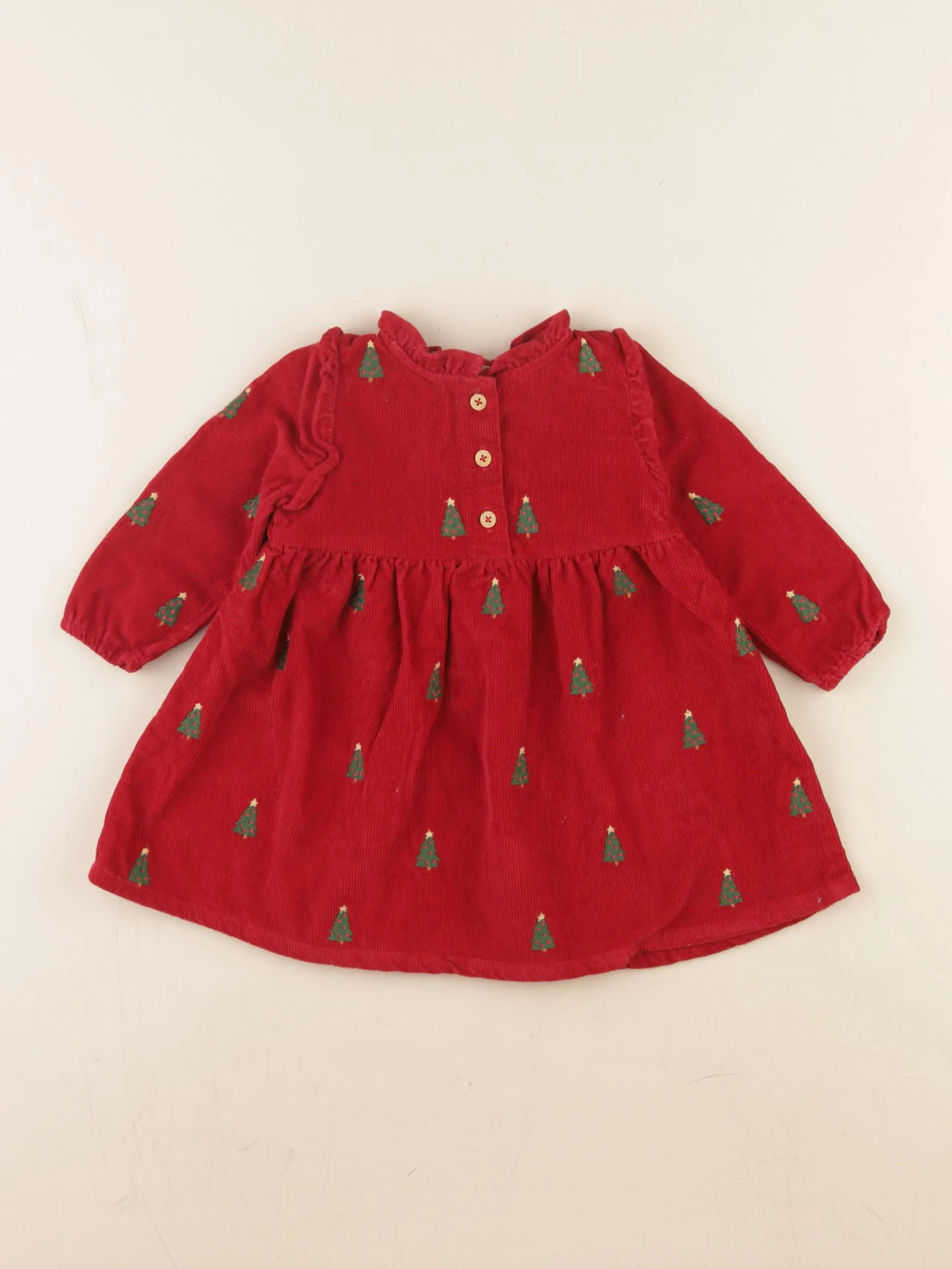 Boutchou - robe rouge - 9 mois