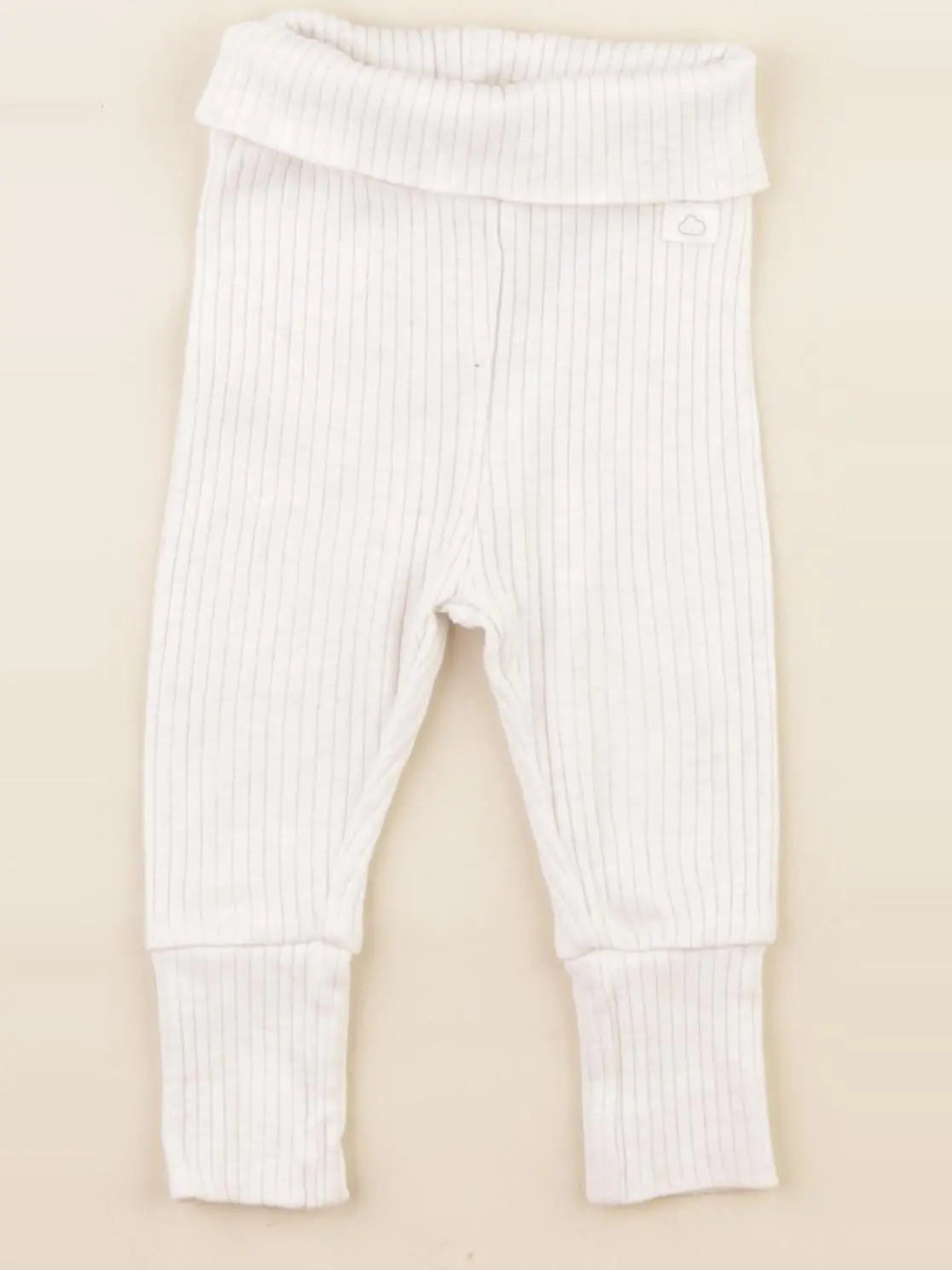 H&M - legging blanc - 1/2 mois