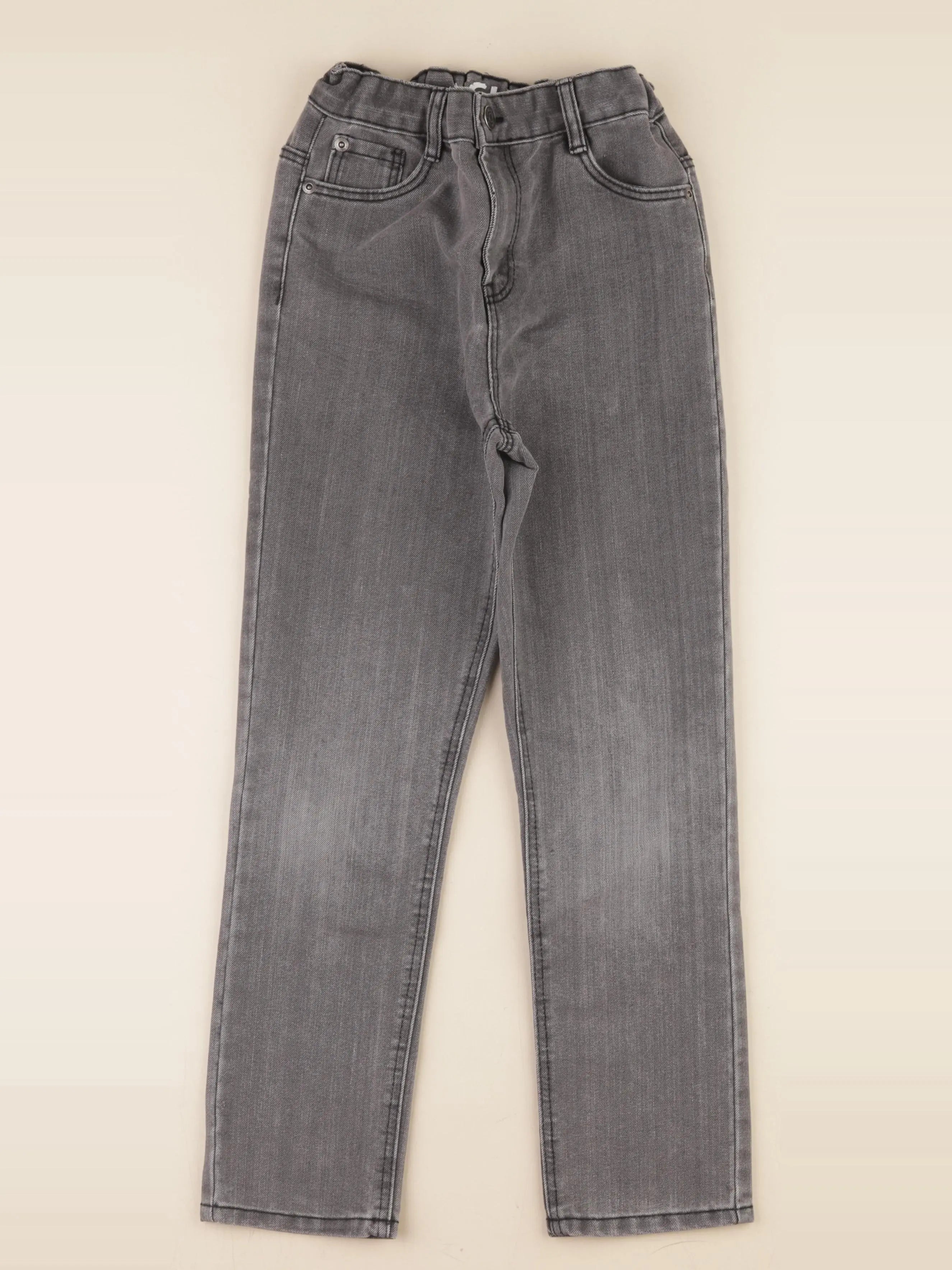 Vertbaudet - jean gris - 10 ans