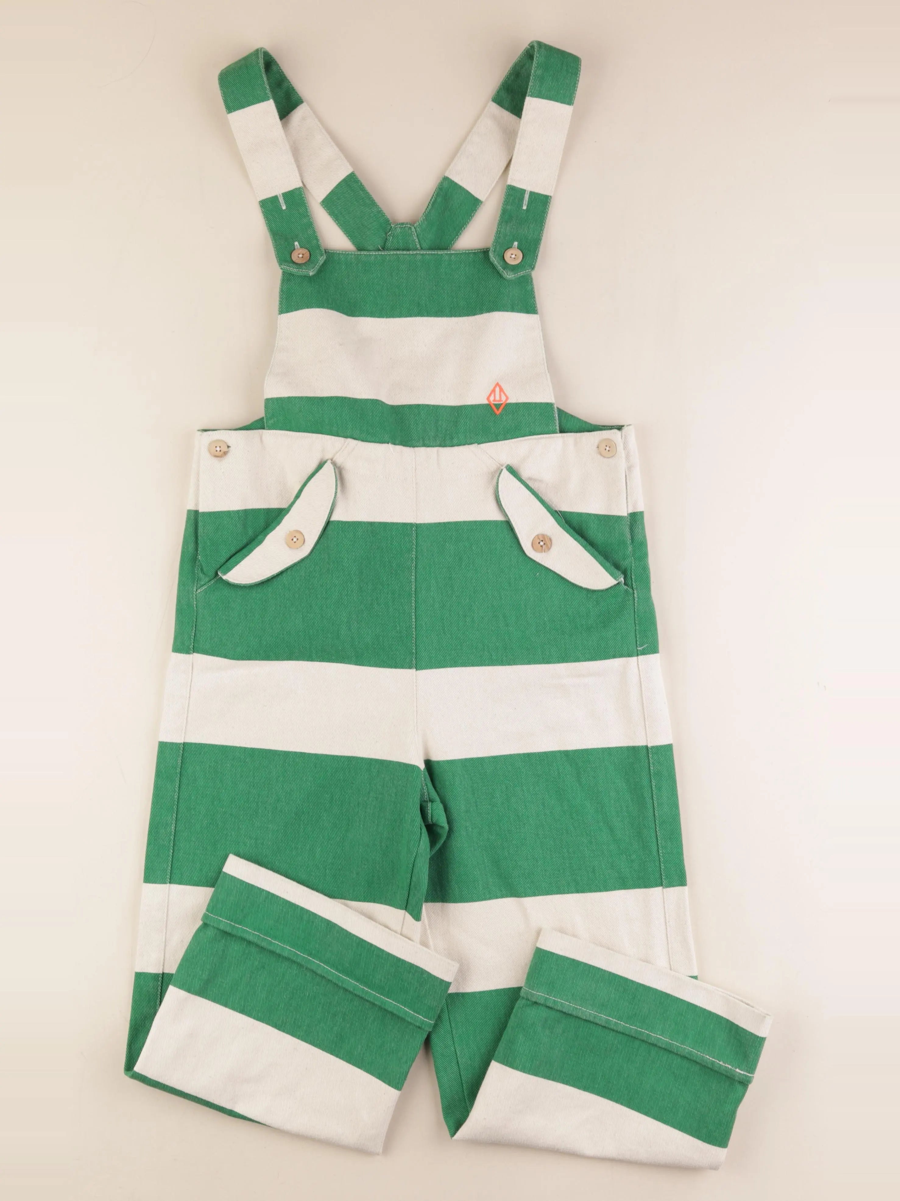 The animals observatory - salopette vert - 10 ans