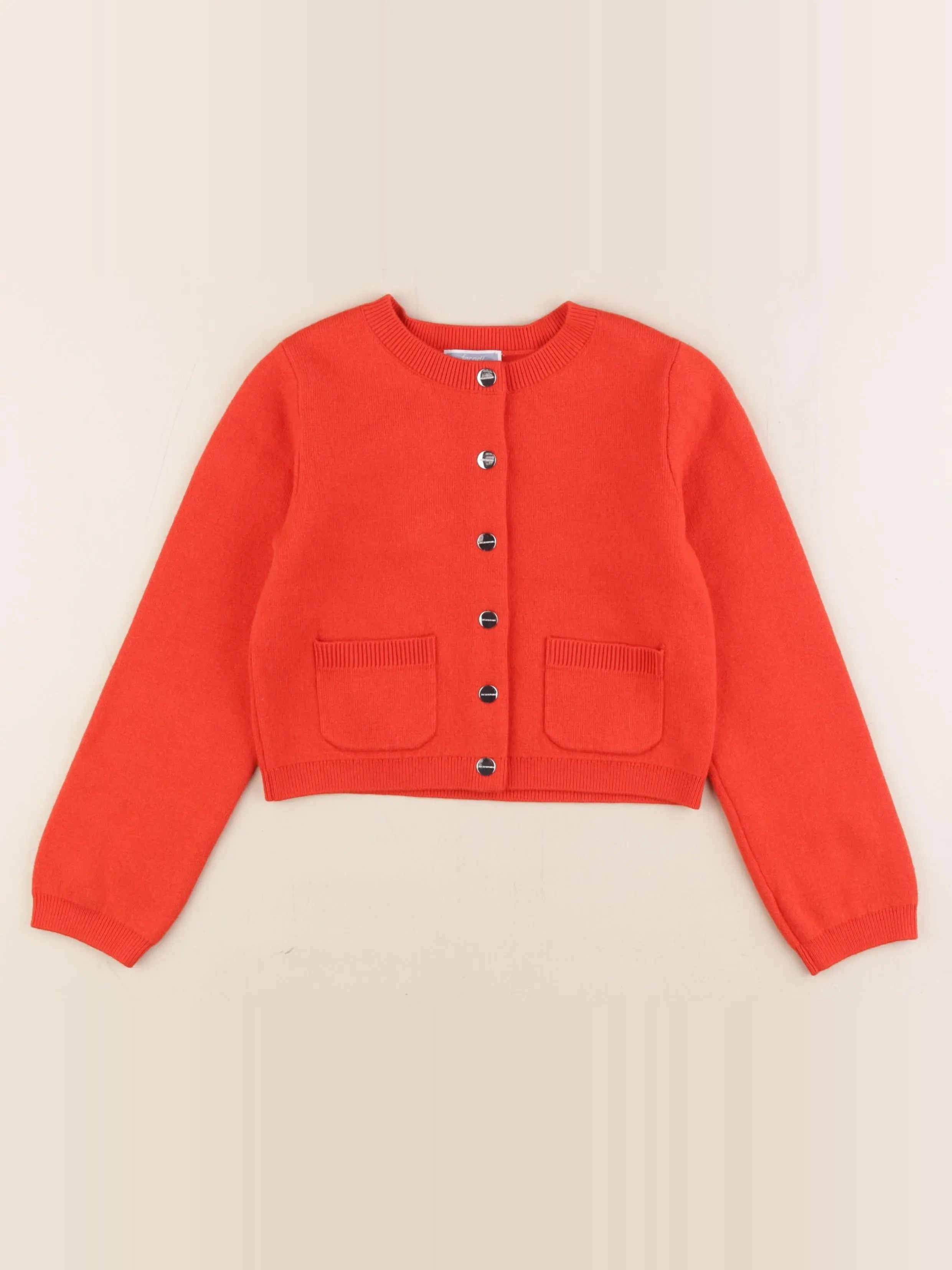 Jacadi - gilet rouge - 8 ans