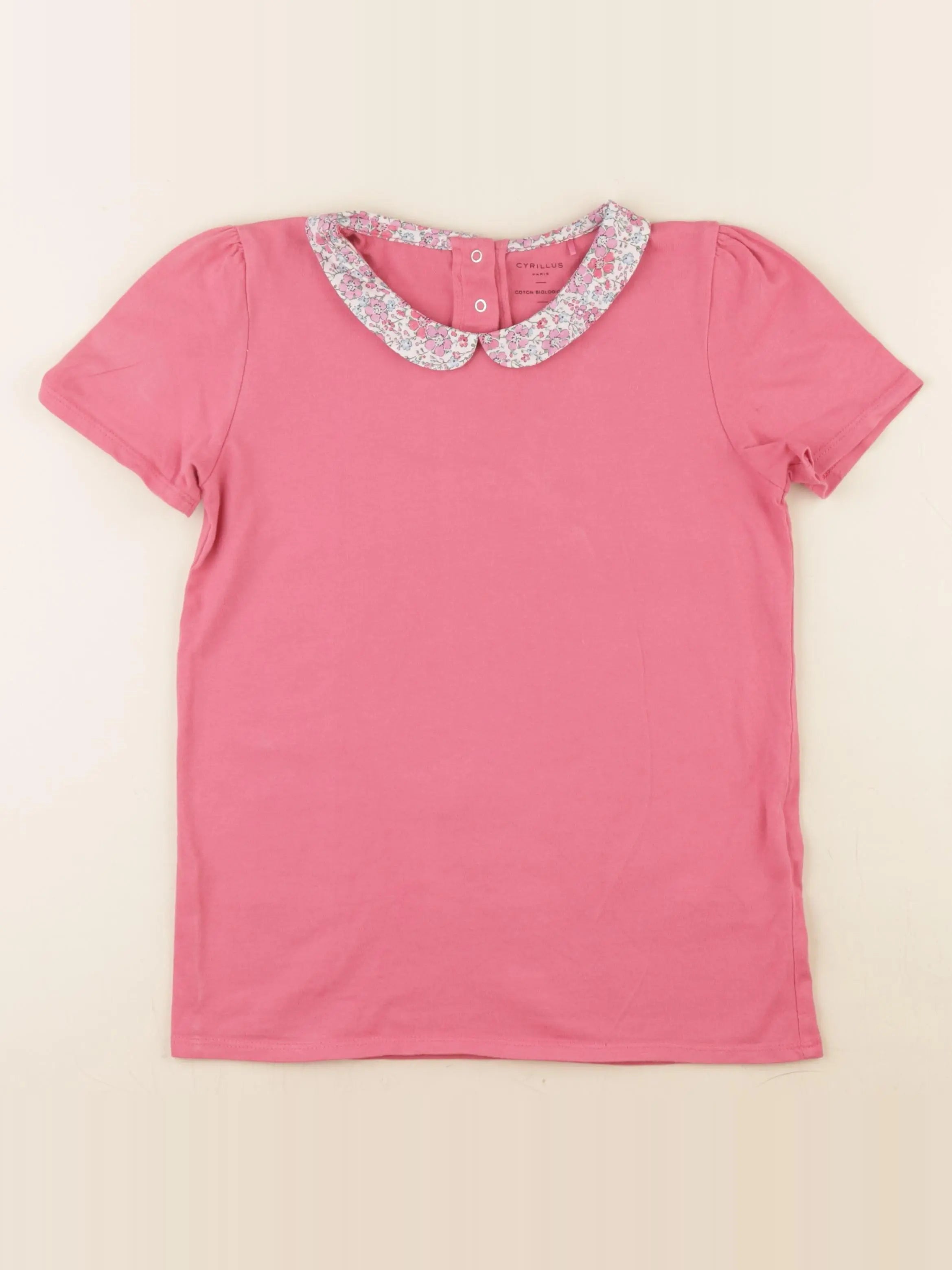 Cyrillus - tee-shirt rose - 12 ans