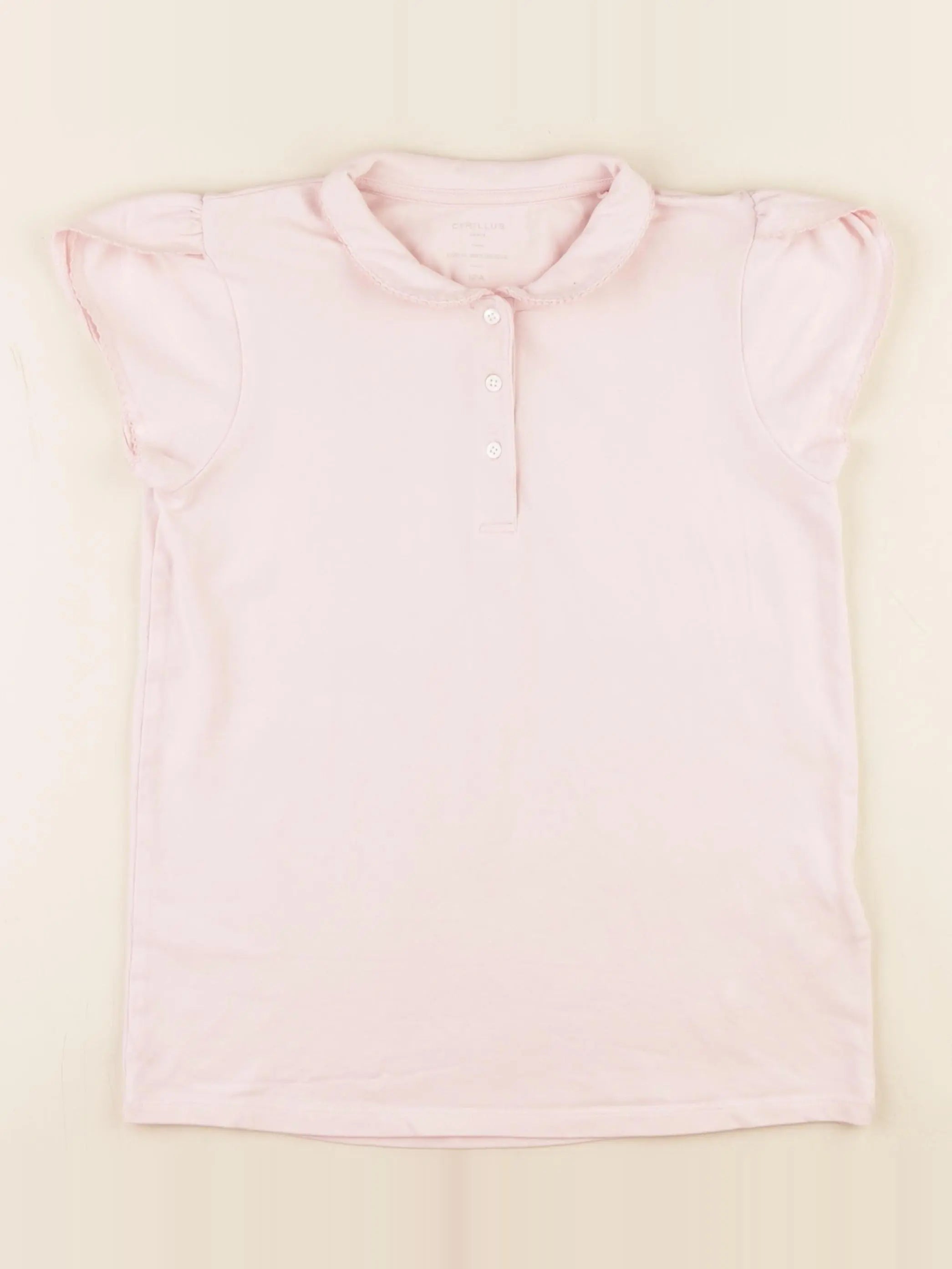 Cyrillus - tee-shirt rose - 12 ans