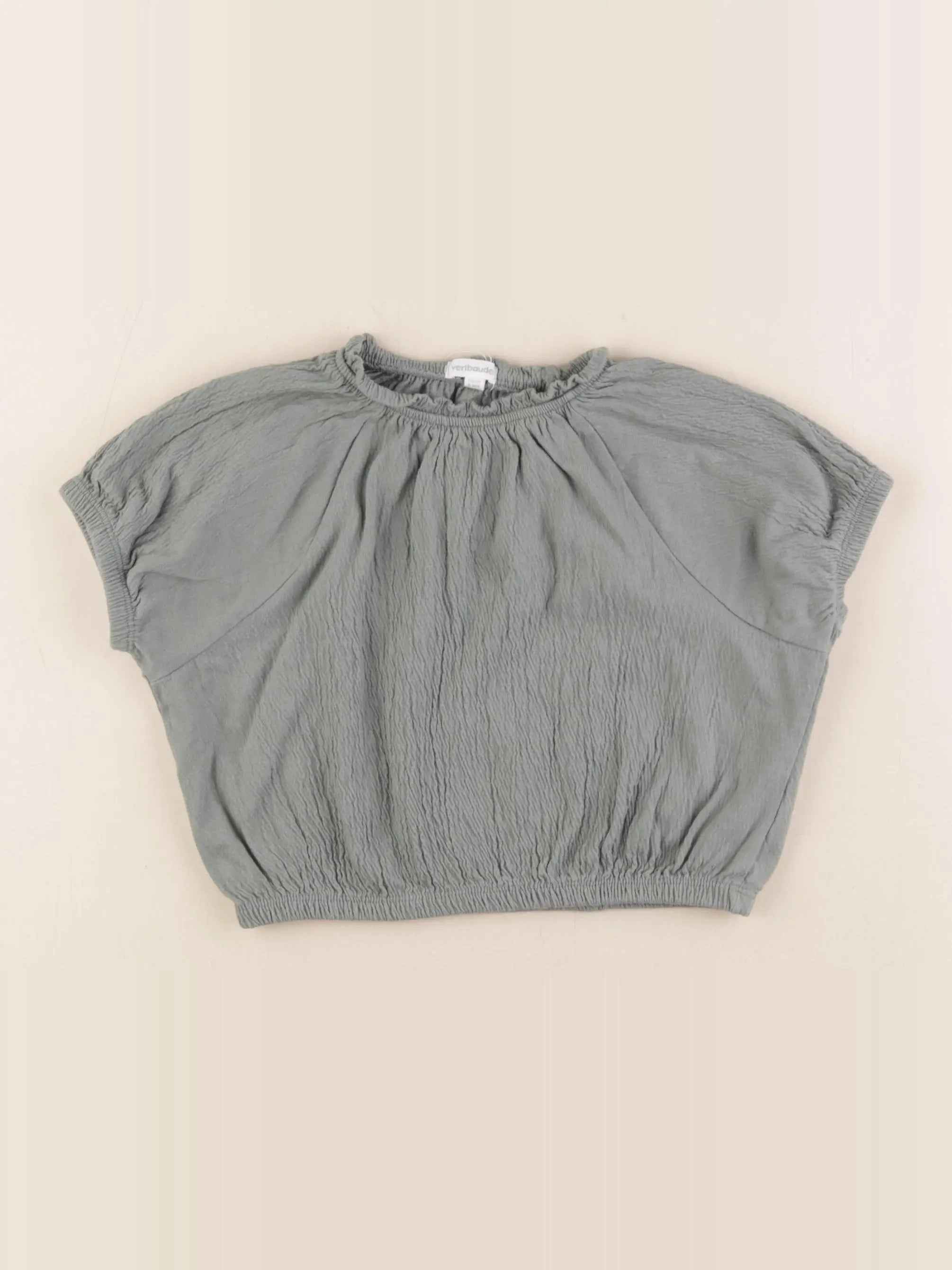 Vertbaudet - tee-shirt vert - 6 ans