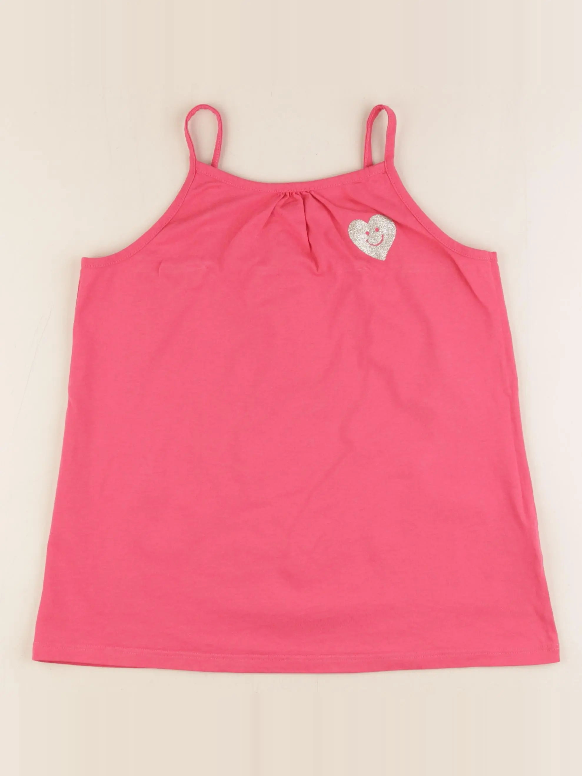 Vertbaudet - débardeur rose, or - 12 ans