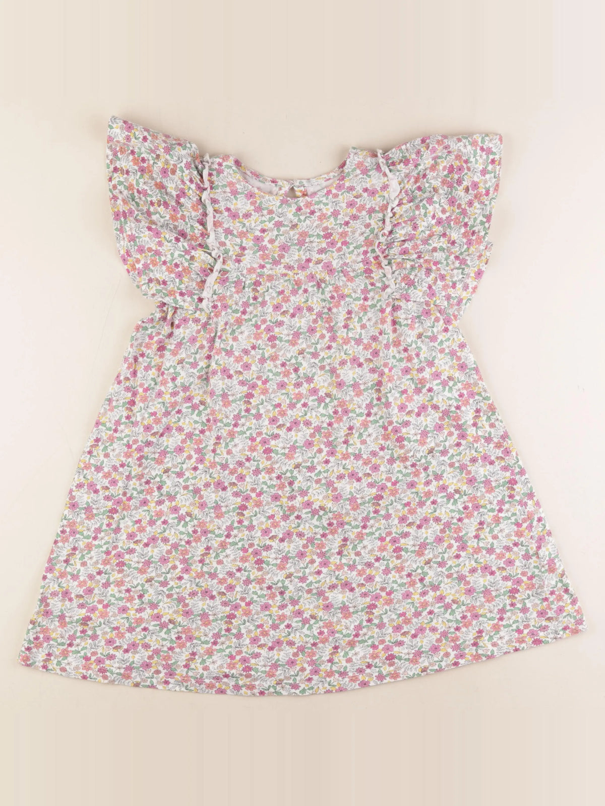 Vertbaudet - robe multicolore - 8 ans