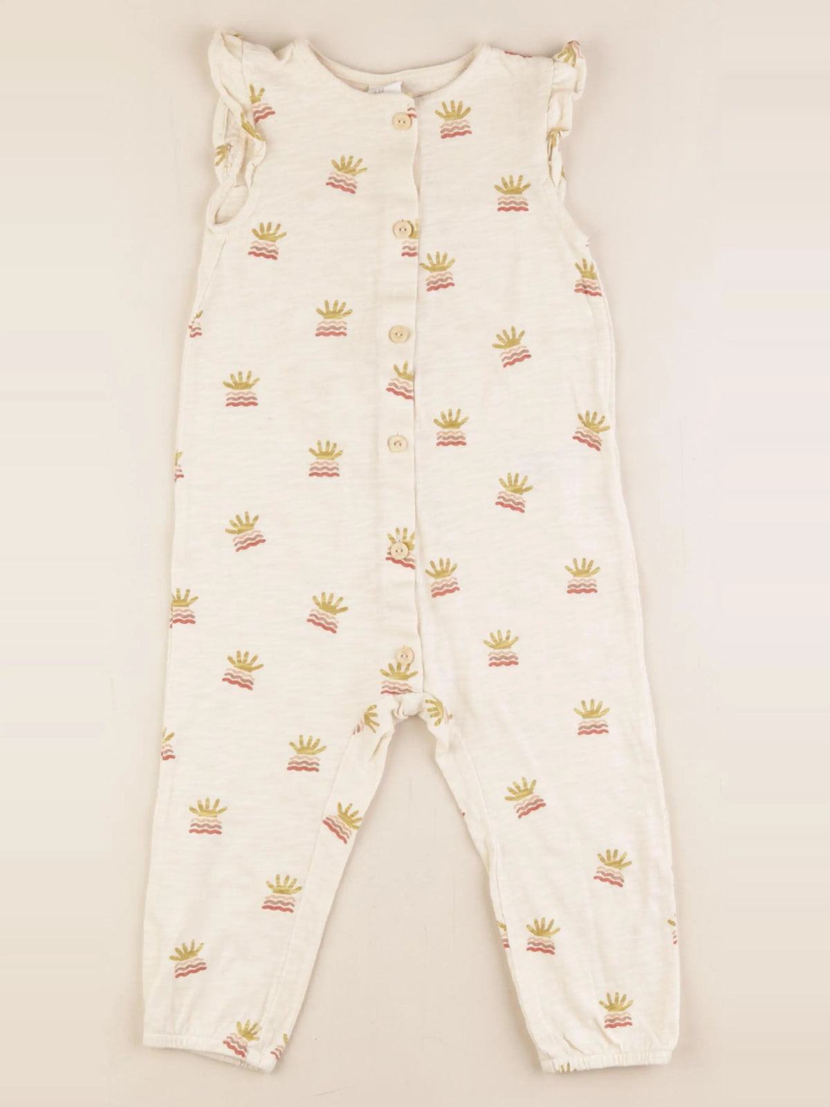 H&M - salopette multicolore - 1 an à 2 ans