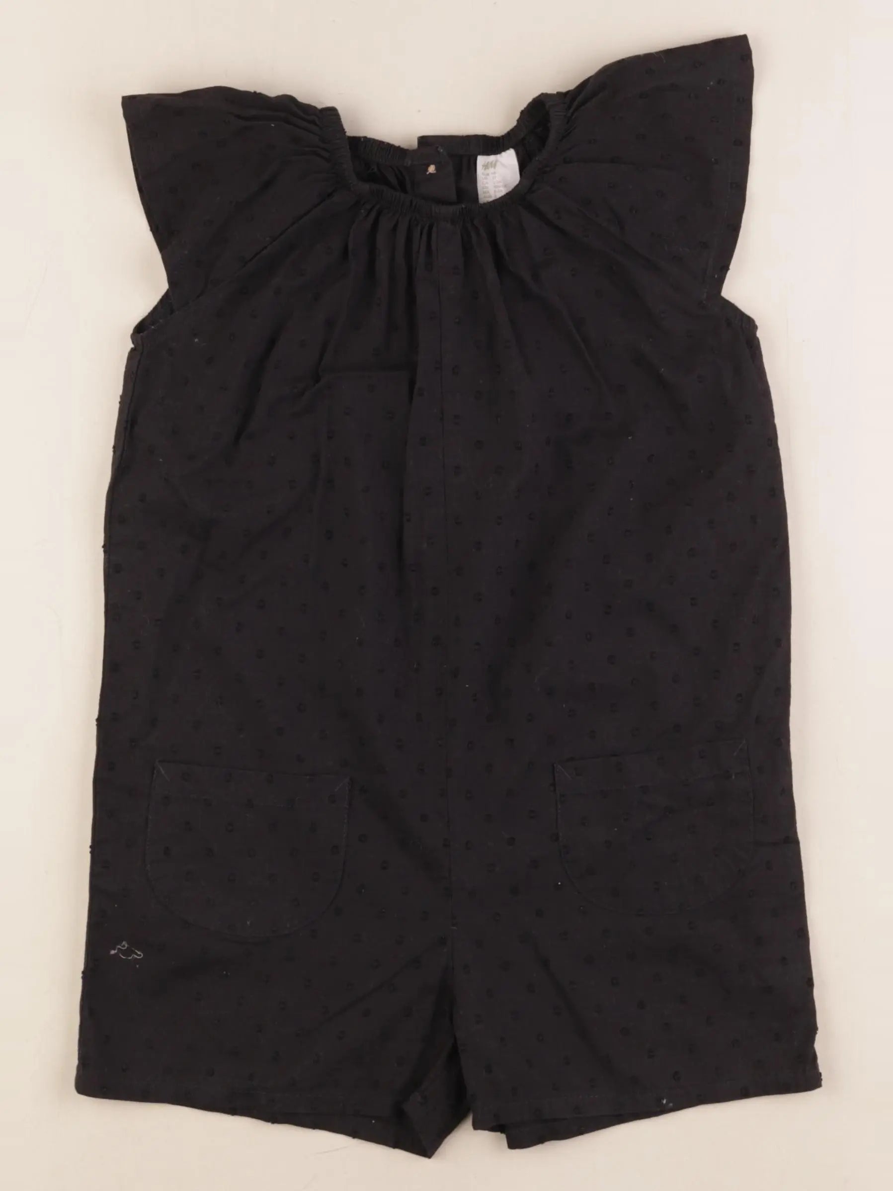 H&M - combinaison noir - 2/3 ans